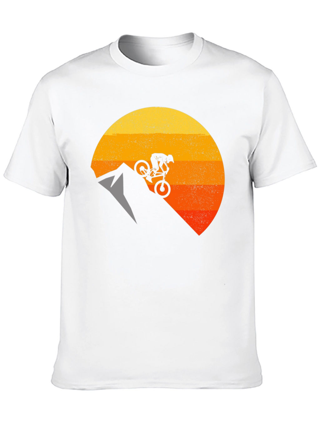 Camiseta Hombre Ciclismo Montaña Diseño Sunset