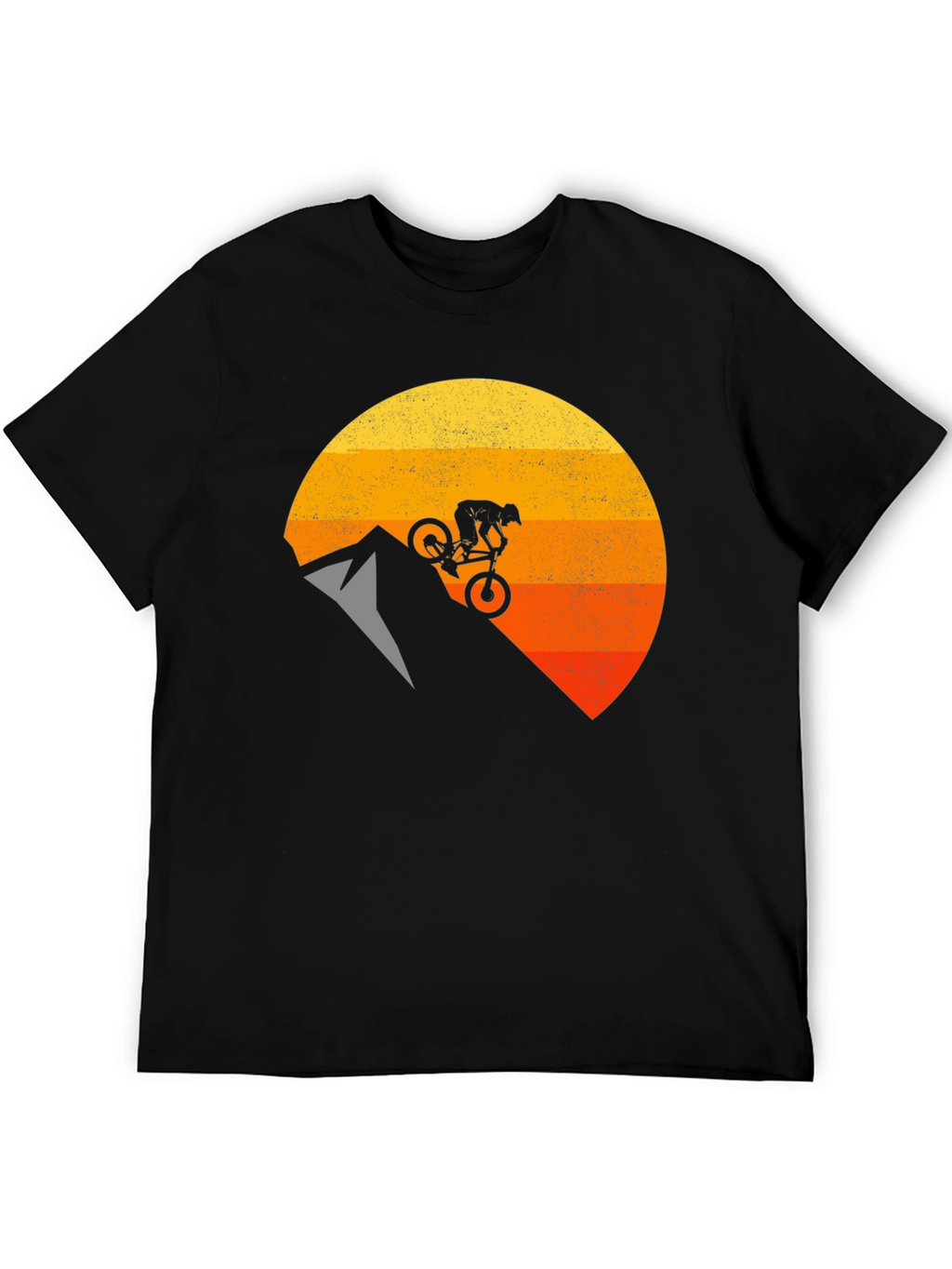 Camiseta Hombre Ciclismo Montaña Diseño Sunset