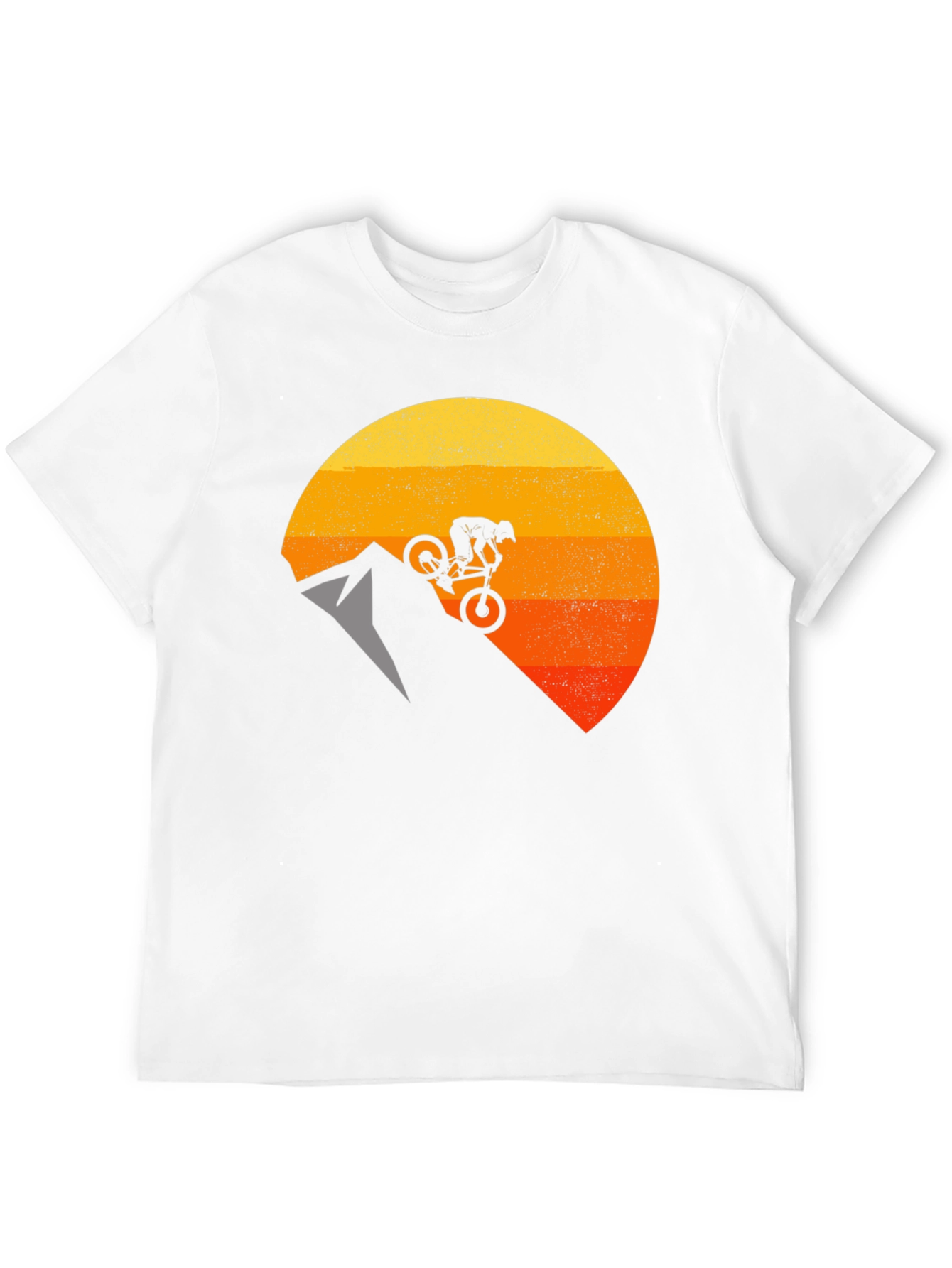 Camiseta Hombre Ciclismo Montaña Diseño Sunset