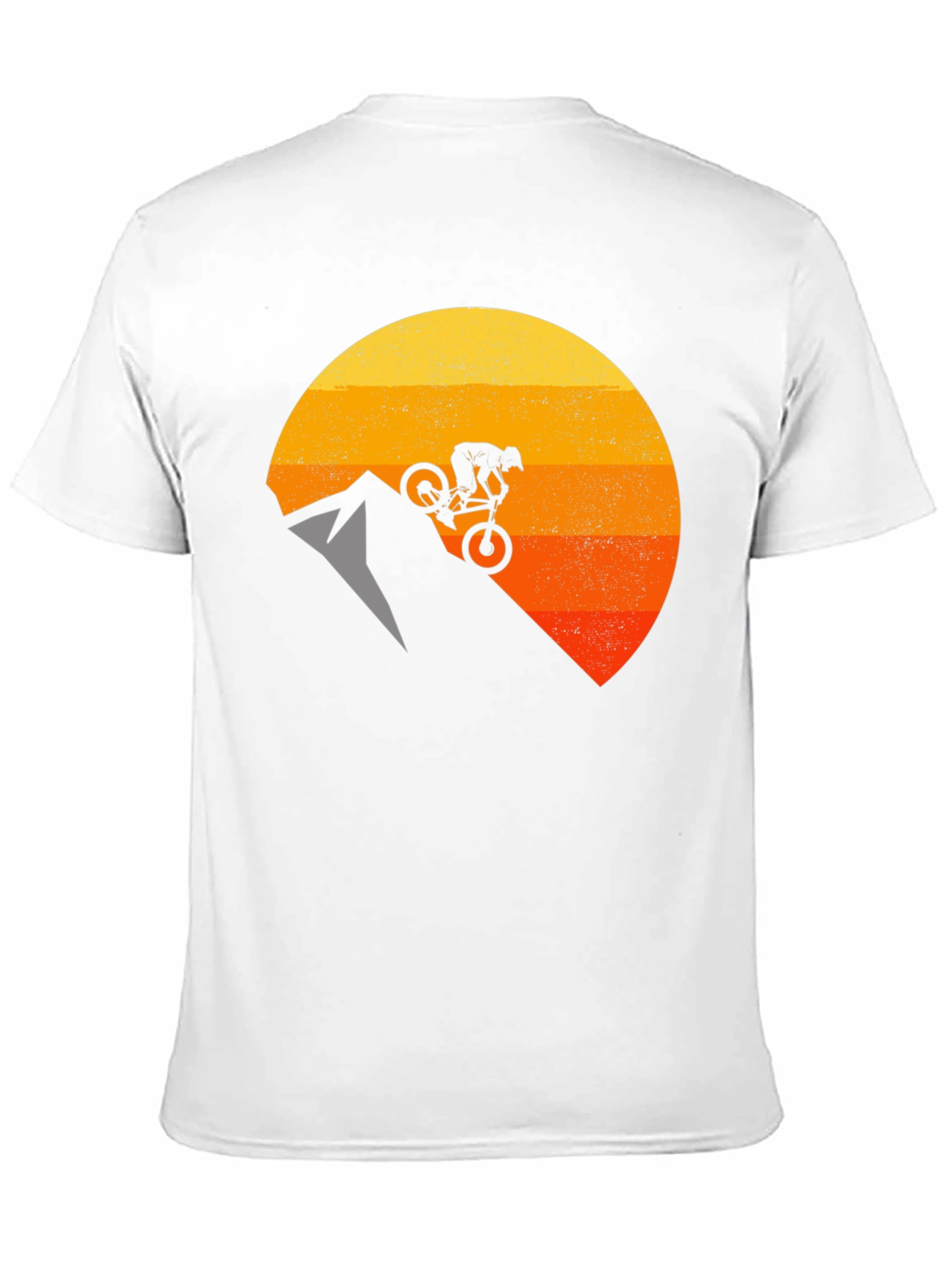 Camiseta Hombre Ciclismo Montaña Diseño Sunset