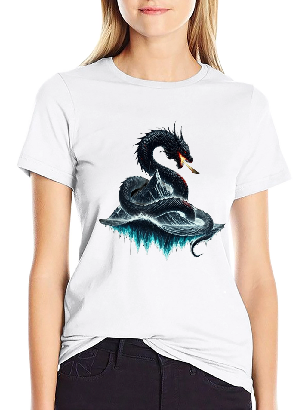 Camiseta Dragón de Hielo para Hombre