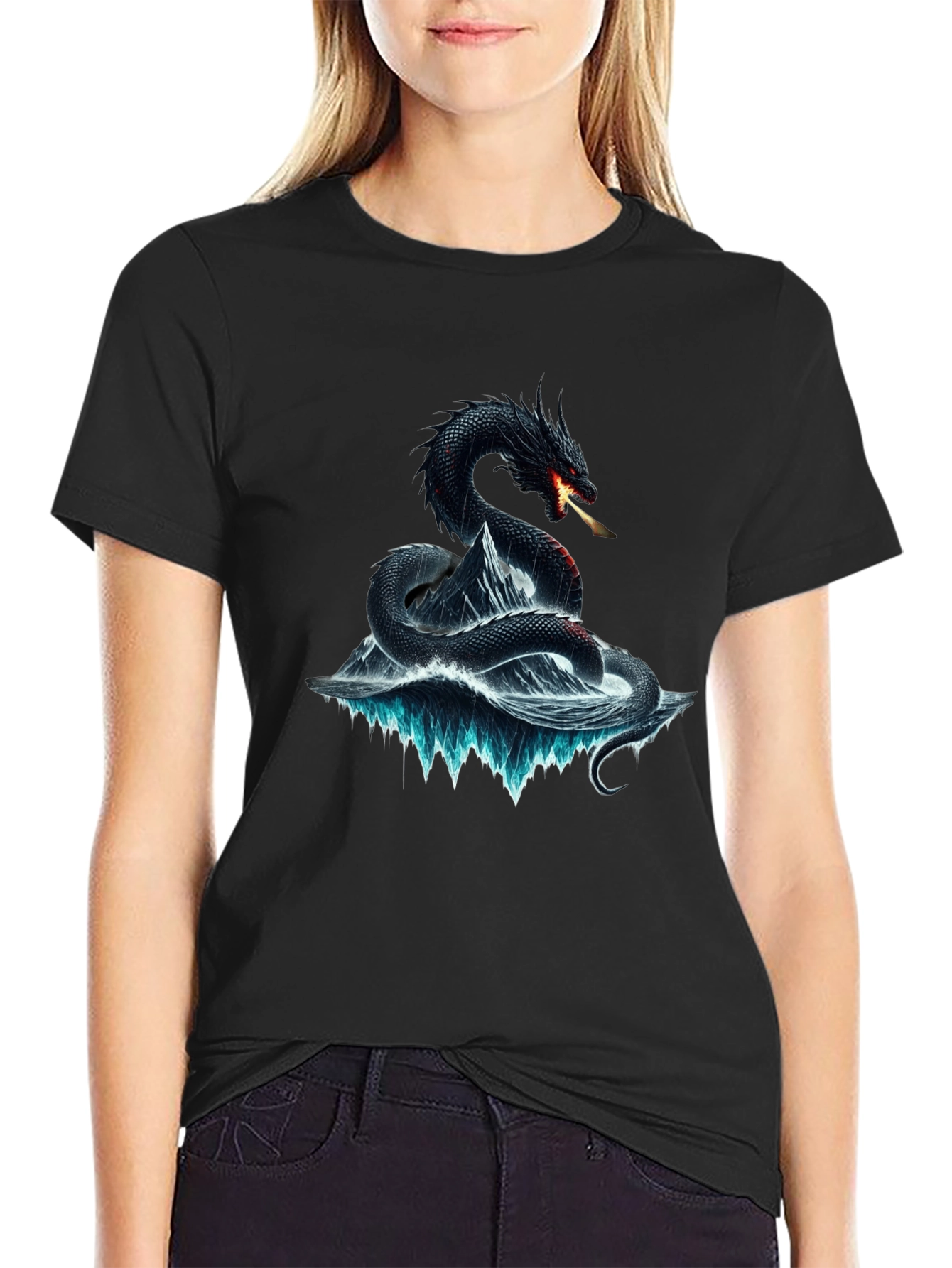 Camiseta Dragón de Hielo para Hombre