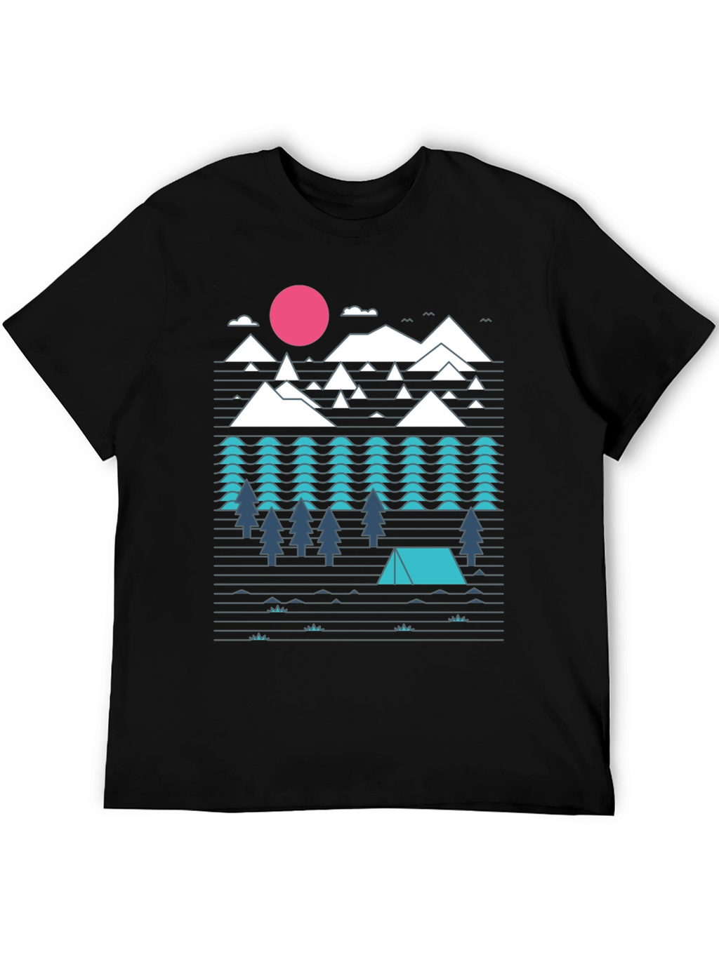 Camiseta Hombre Diseño Montaña Aventura