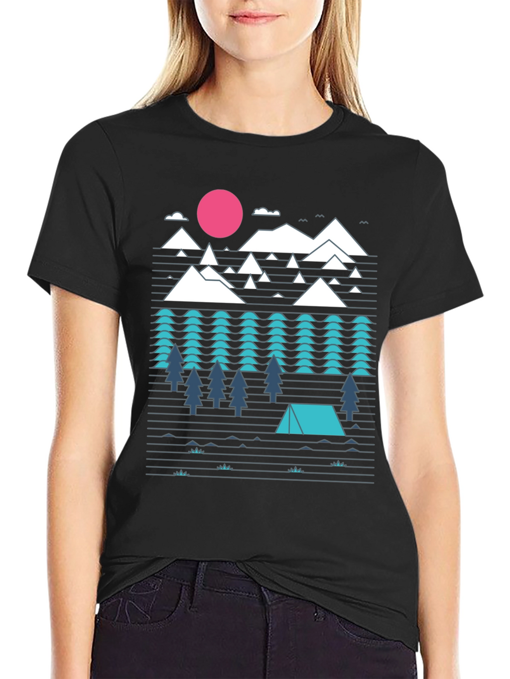 Camiseta Hombre Diseño Montaña Aventura
