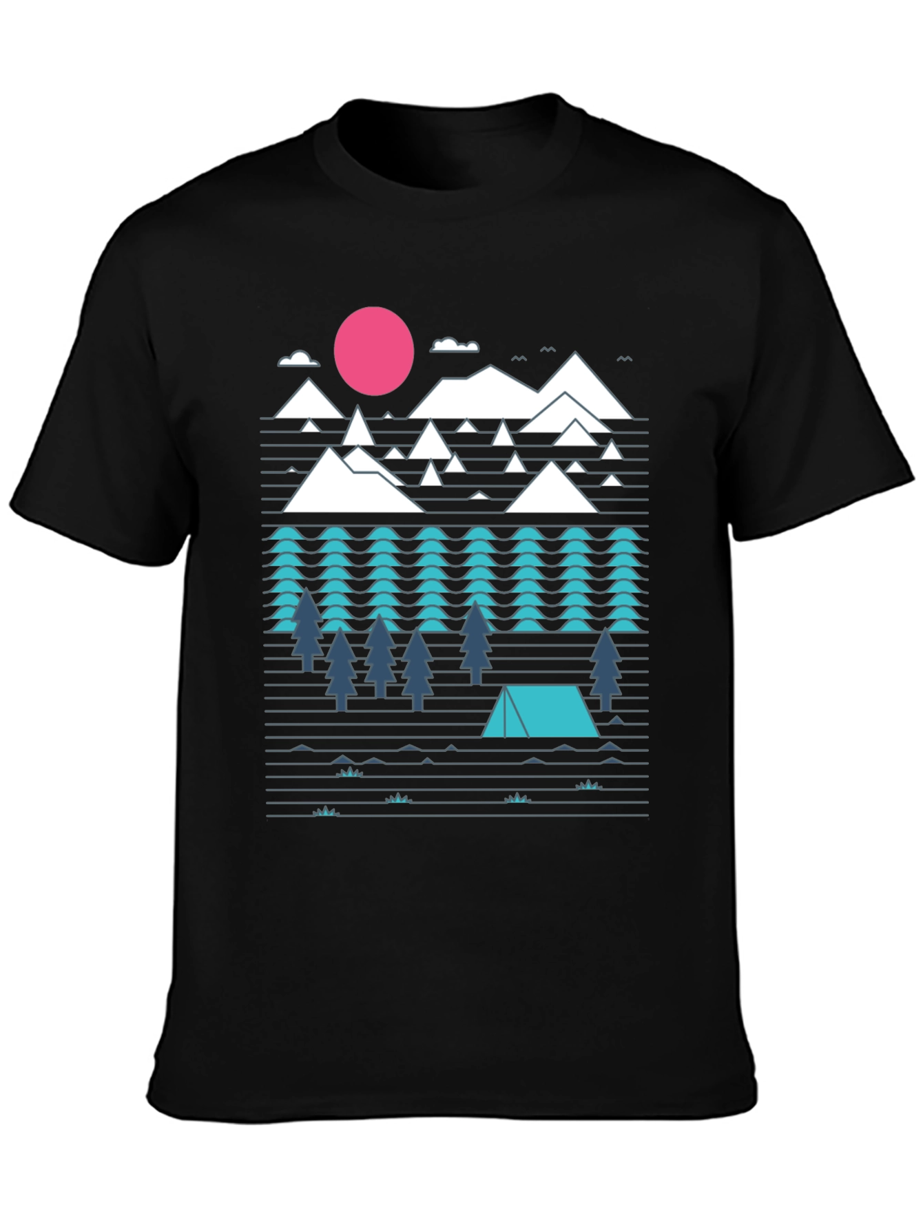 Camiseta Hombre Diseño Montaña Aventura