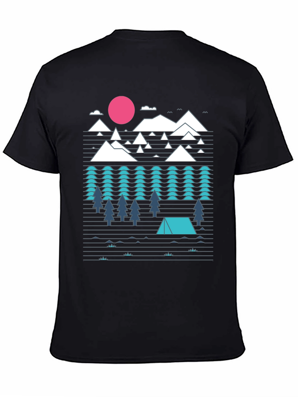 Camiseta Hombre Diseño Montaña Aventura