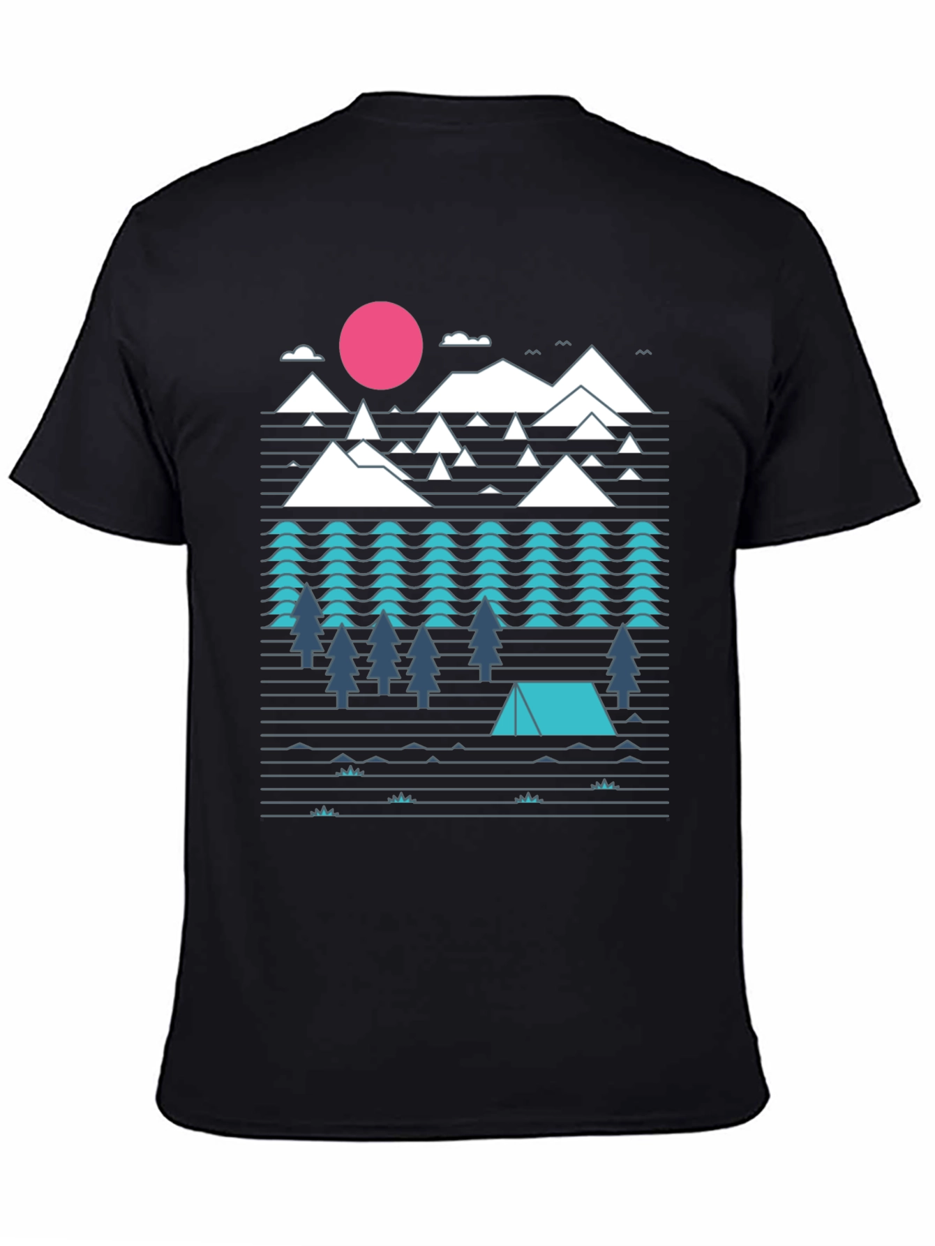 Camiseta Hombre Diseño Montaña Aventura