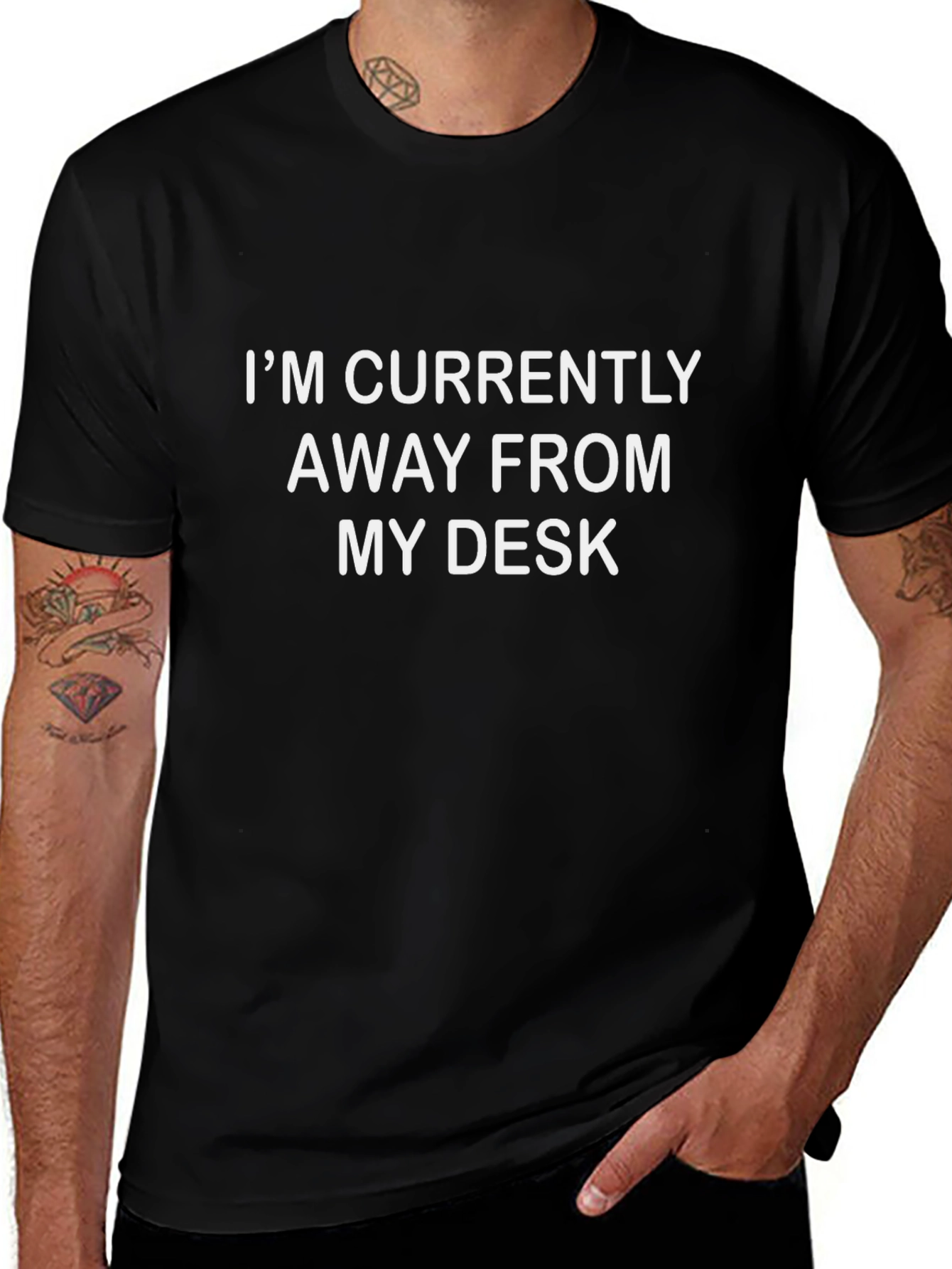 Camiseta Divertida Away From My Desk