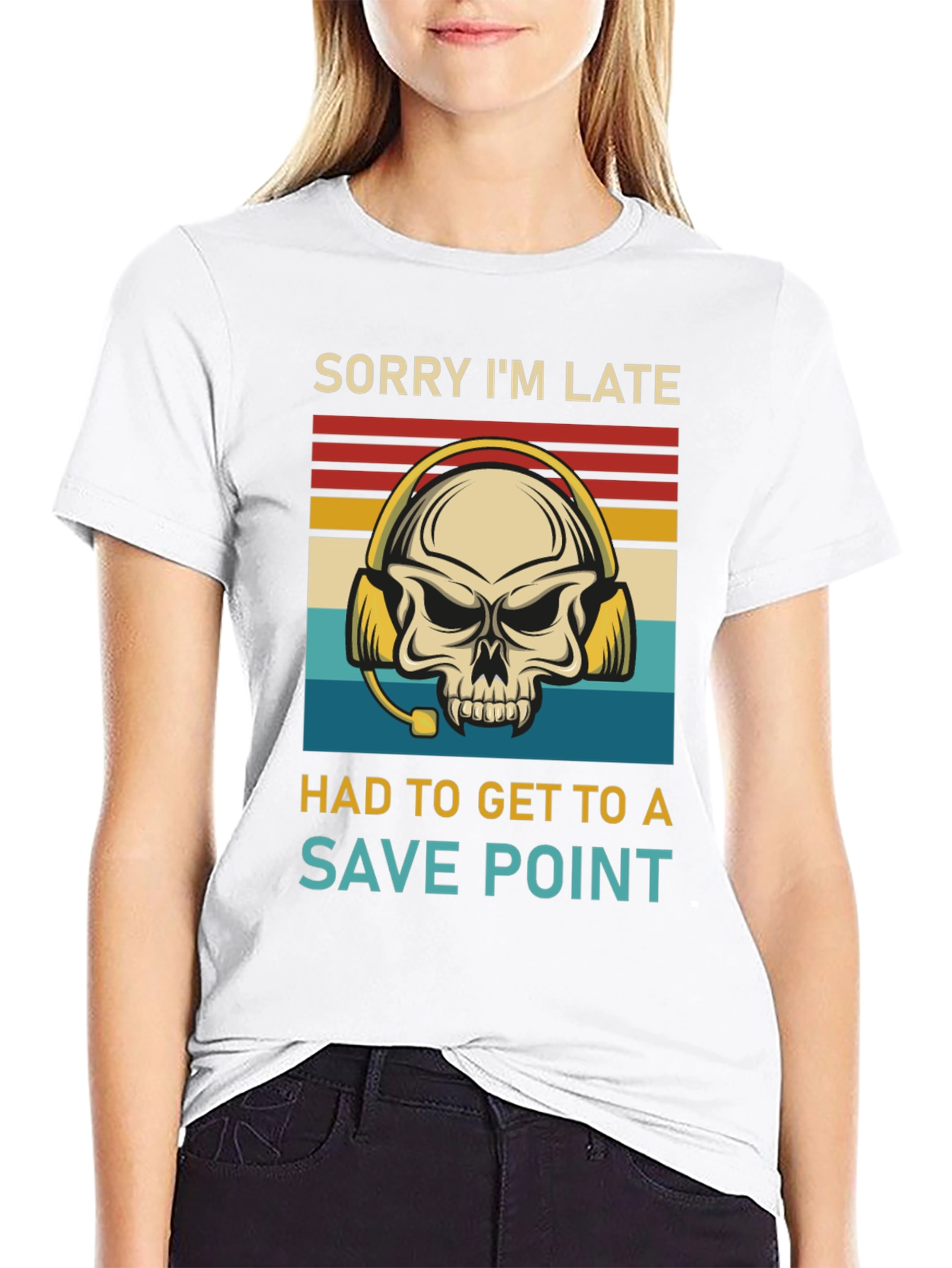Camiseta Gamer Save Point para Hombre