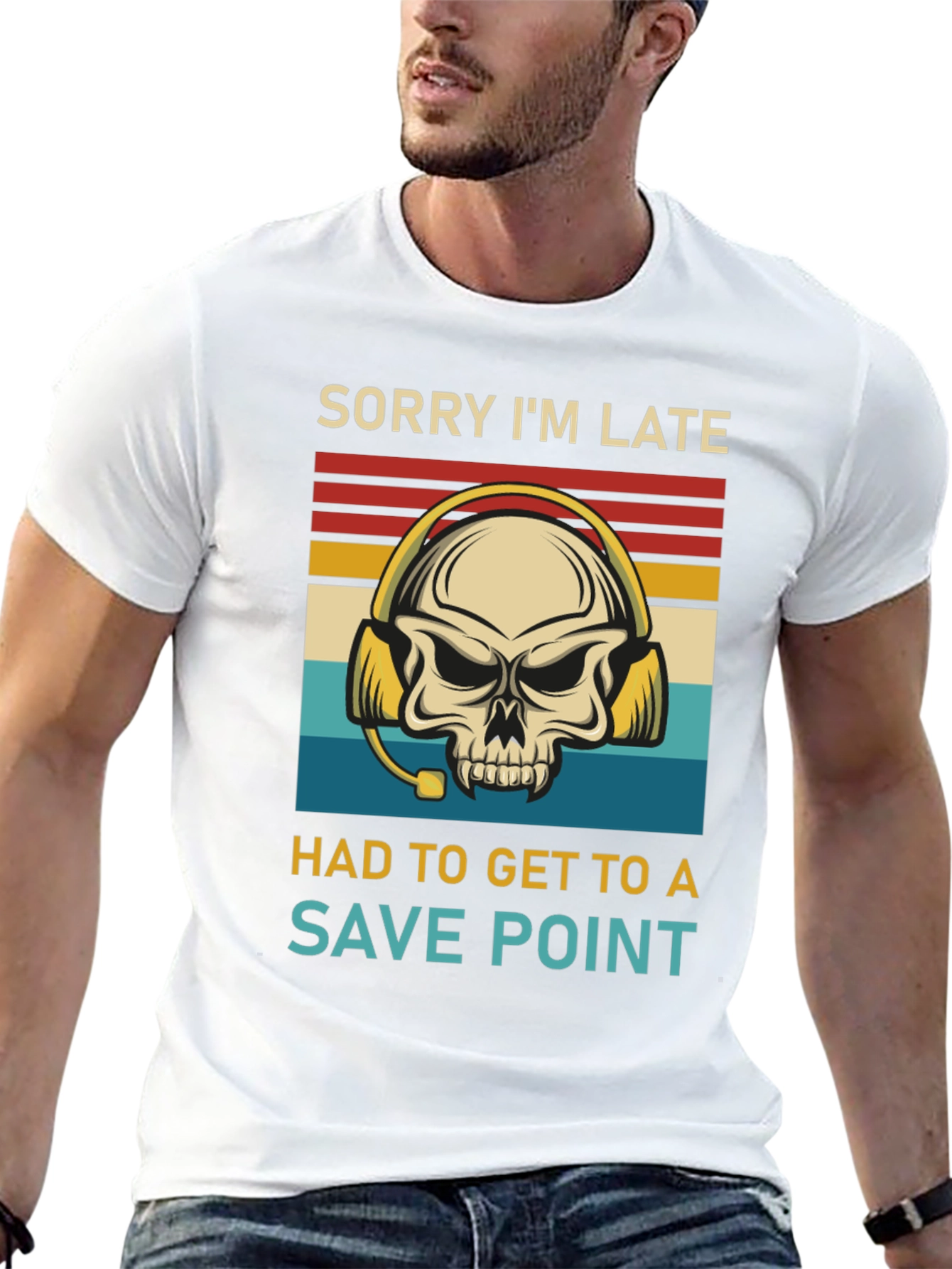 Camiseta Gamer Save Point para Hombre