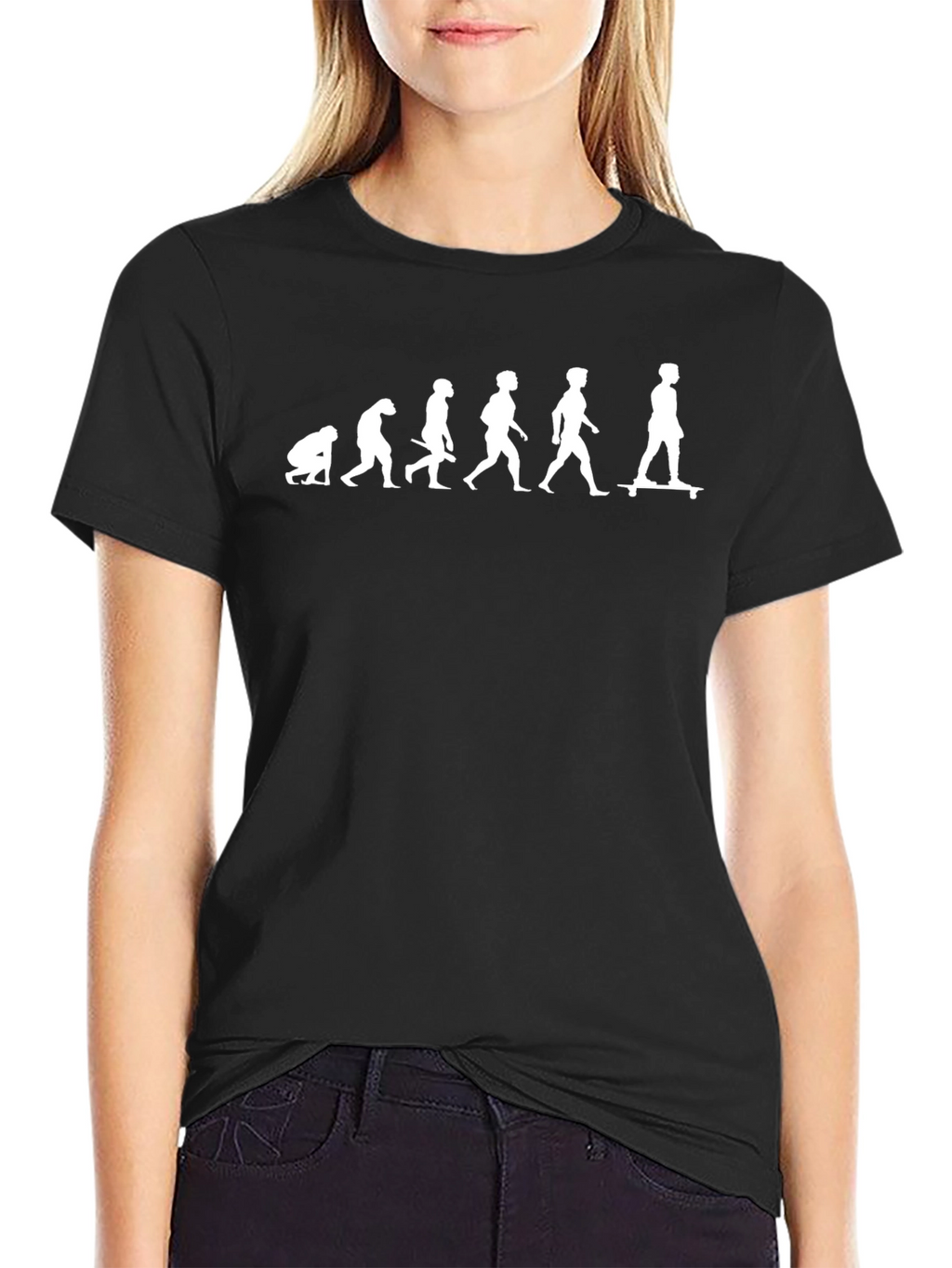 Camiseta Hombre Evolución Skateboard
