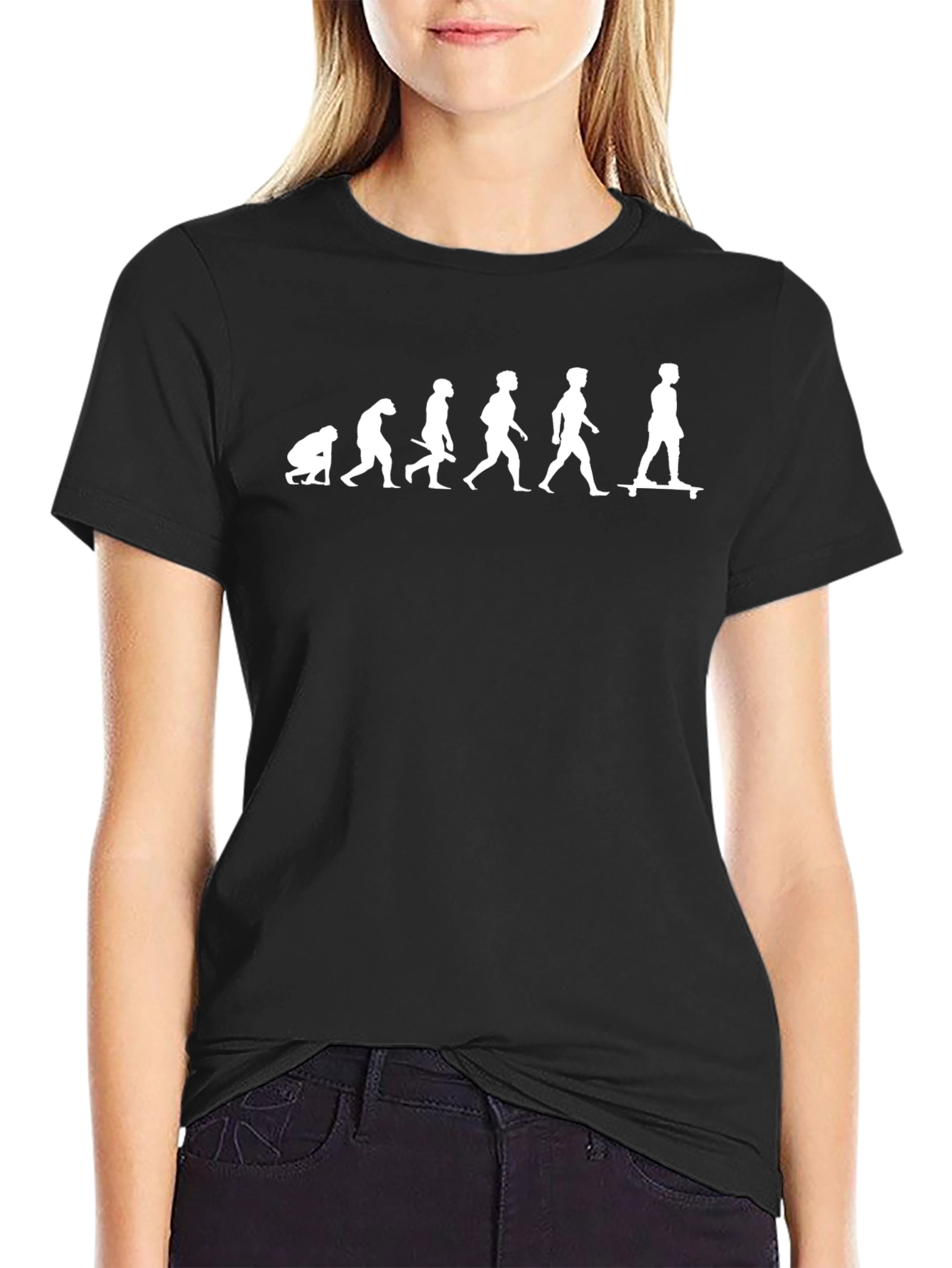 Camiseta Hombre Evolución Skateboard