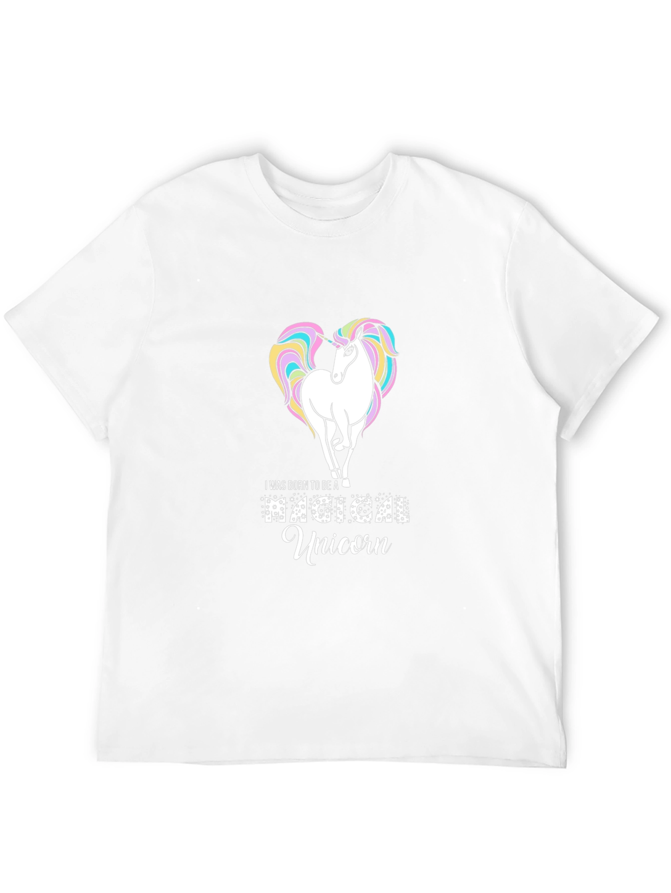 Camiseta Hombre Unicornio Mágico - Diseño Único