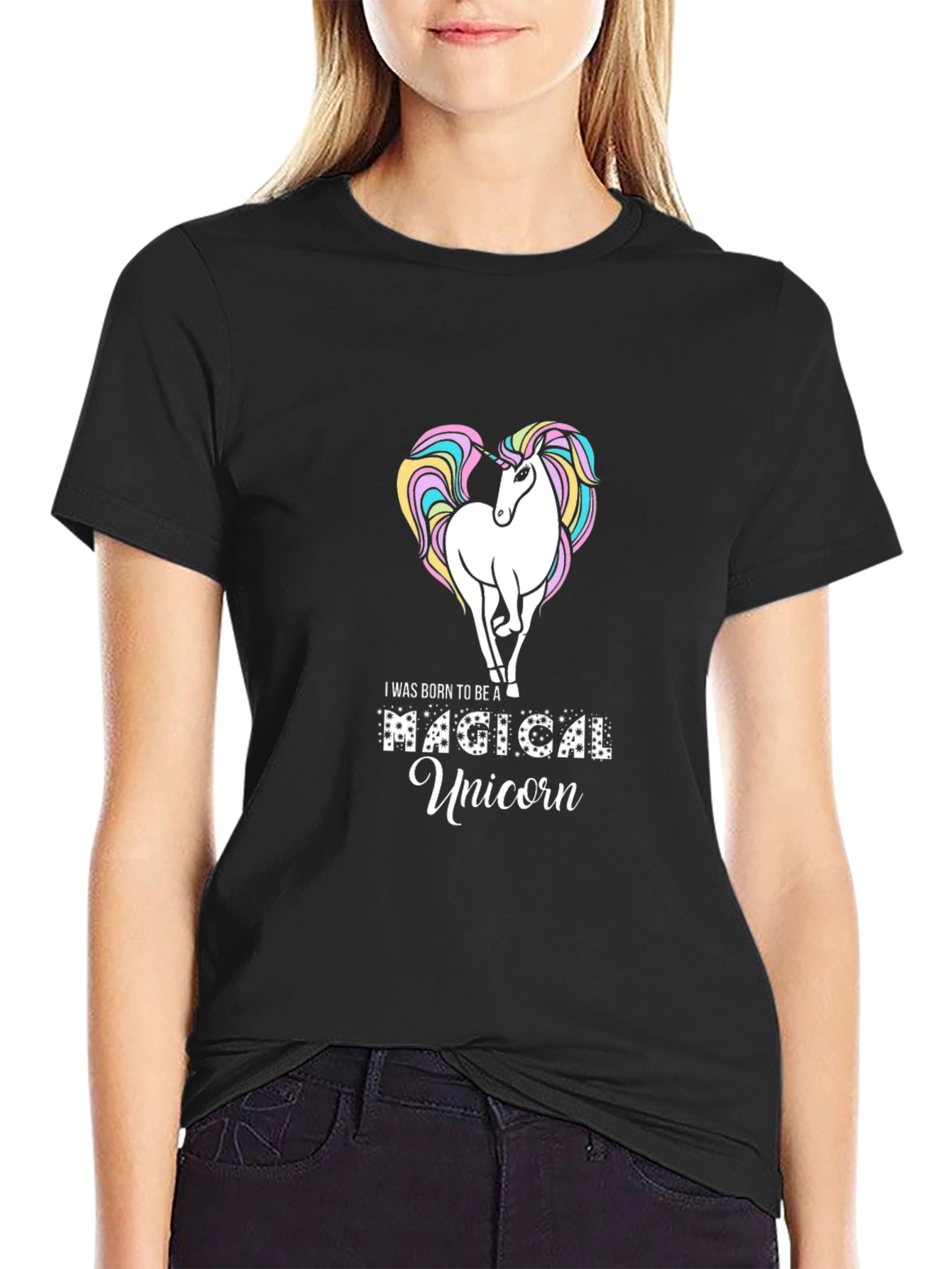 Camiseta Hombre Unicornio Mágico - Diseño Único