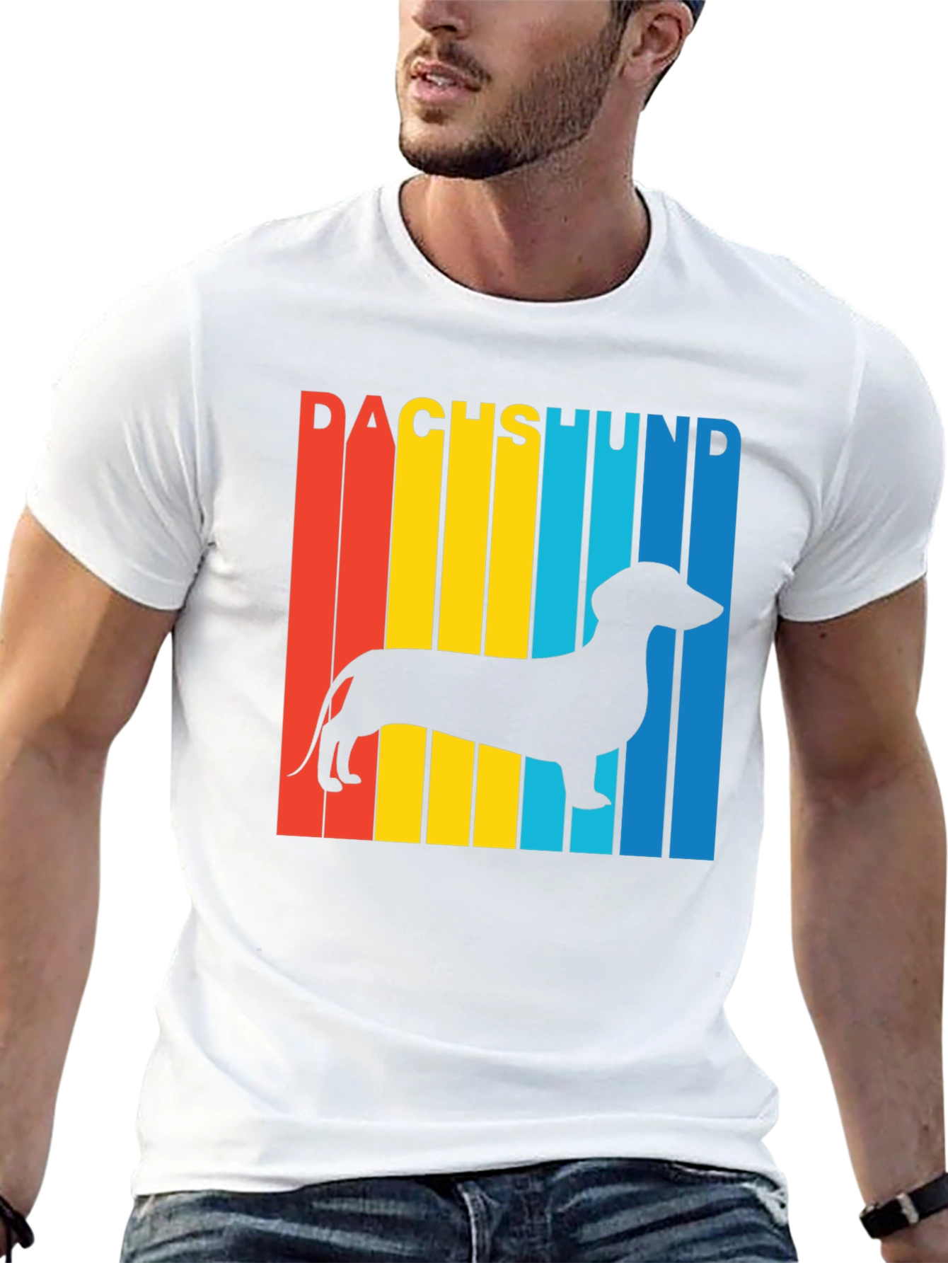 Camiseta Dachshund Retro para Amantes de los Perros