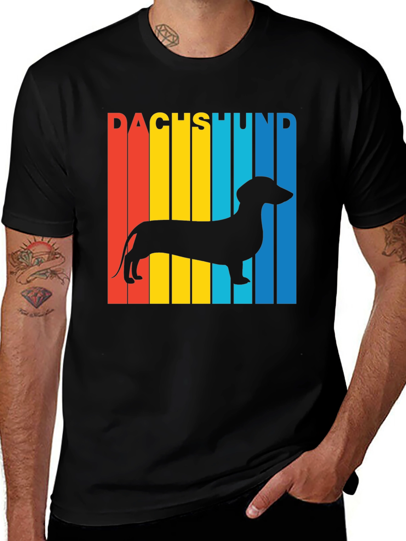Camiseta Dachshund Retro para Amantes de los Perros