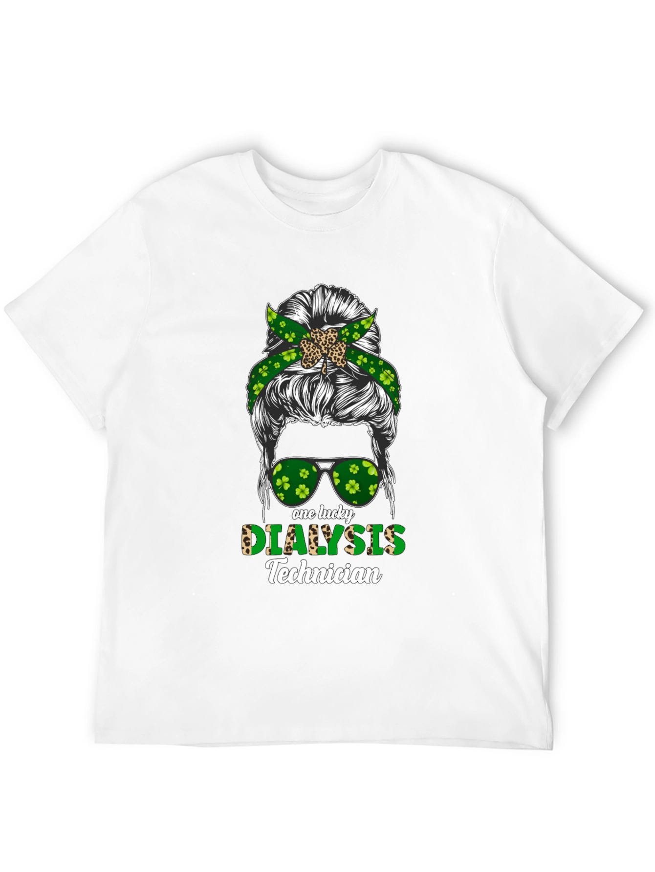 Camiseta de Día de San Patricio para técnico de diálisis