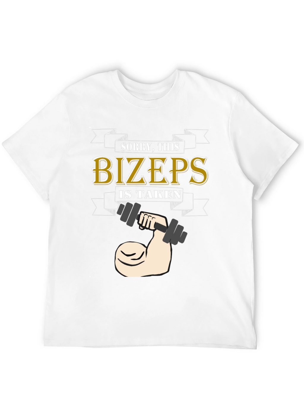 Camiseta Divertida: BÍZEPS - ¡Ya Estoy Ocupado!