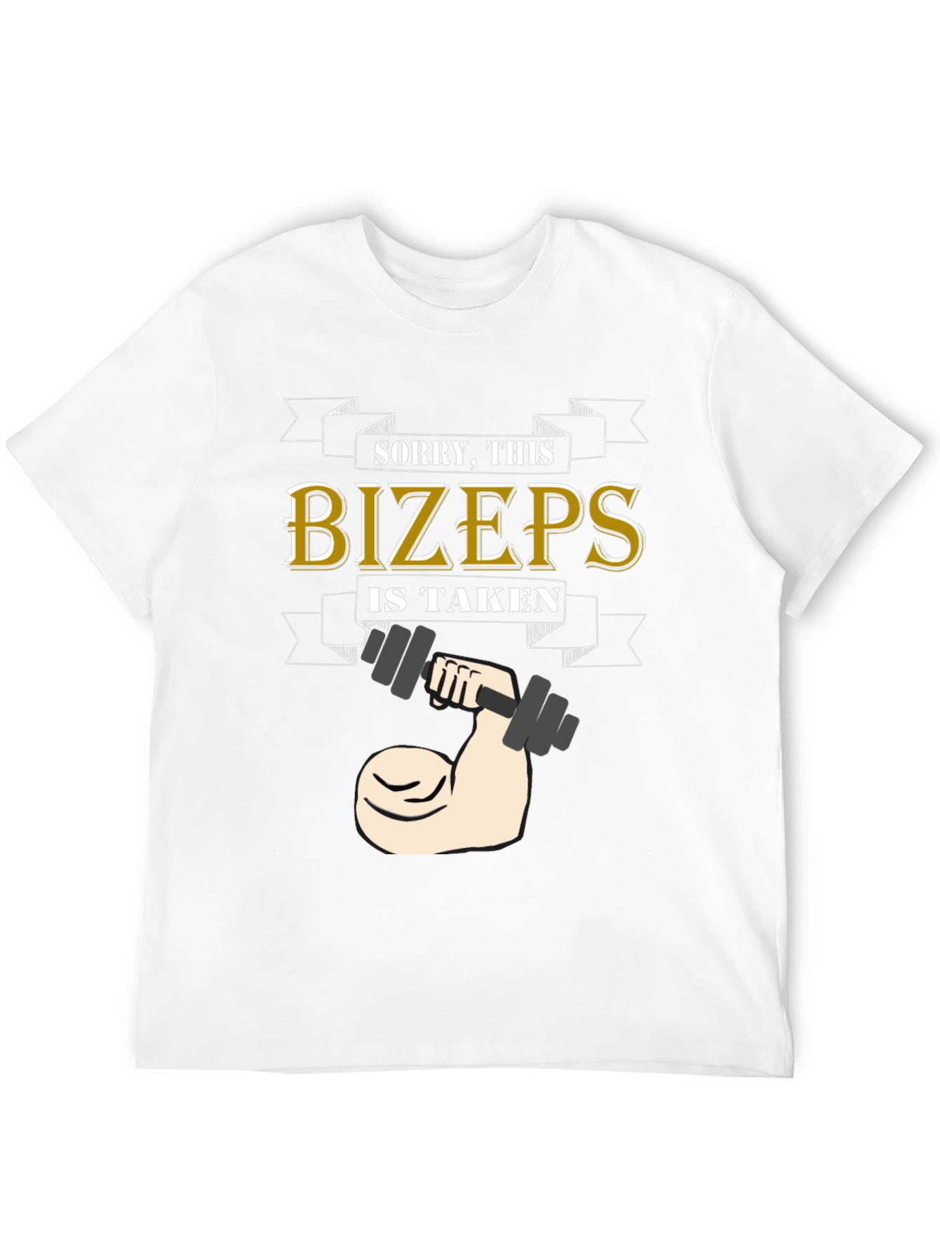 Camiseta Divertida: BÍZEPS - ¡Ya Estoy Ocupado!