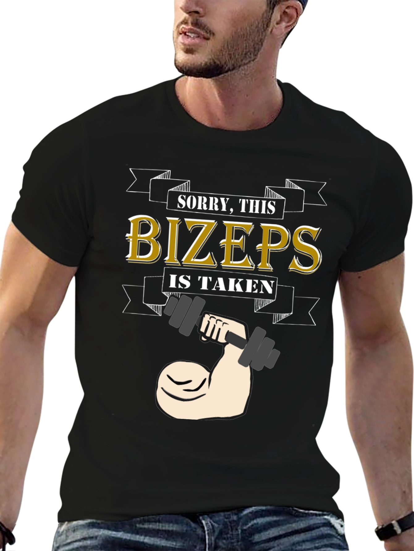 Camiseta Divertida: BÍZEPS - ¡Ya Estoy Ocupado!