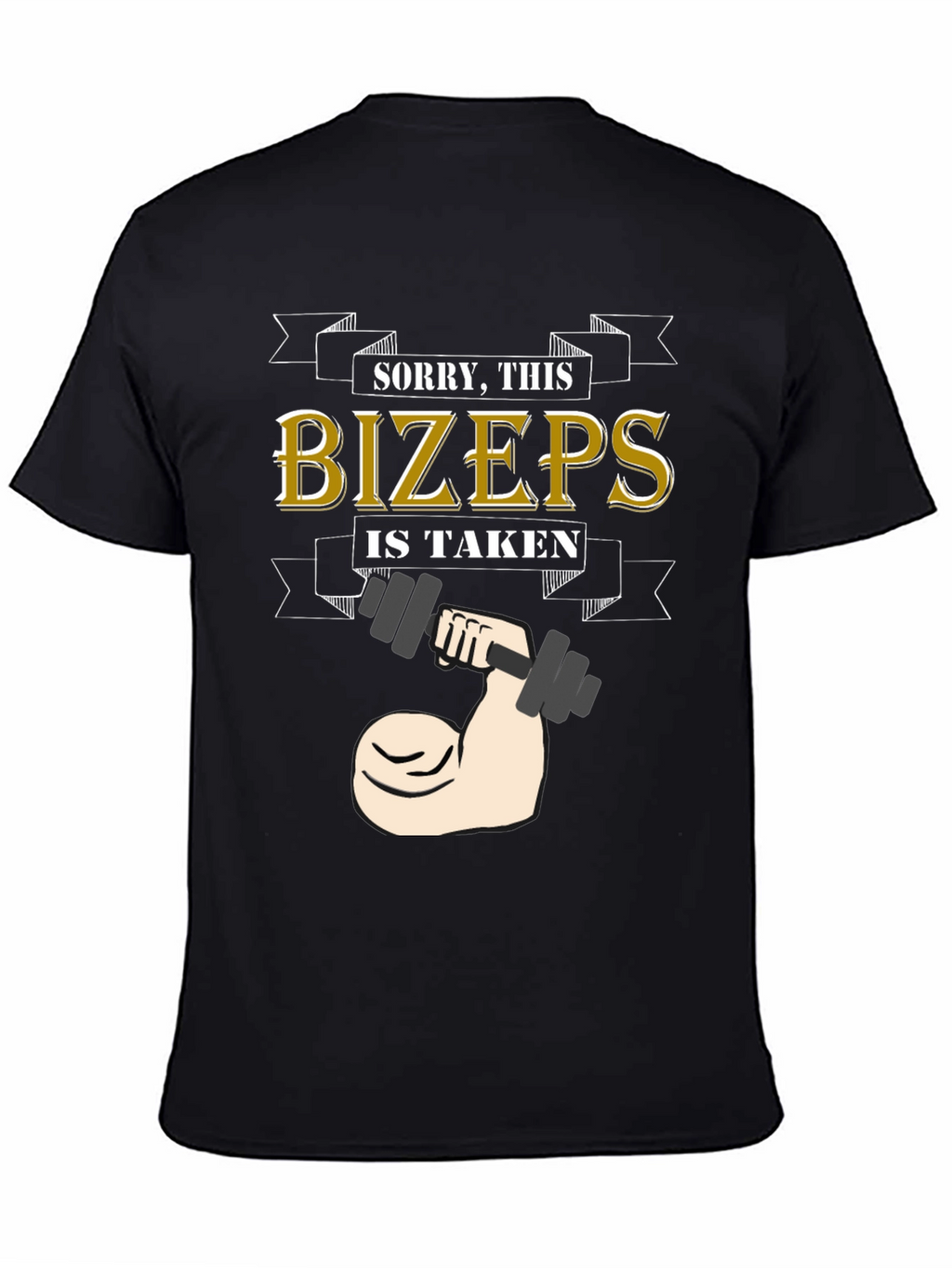 Camiseta Divertida: BÍZEPS - ¡Ya Estoy Ocupado!