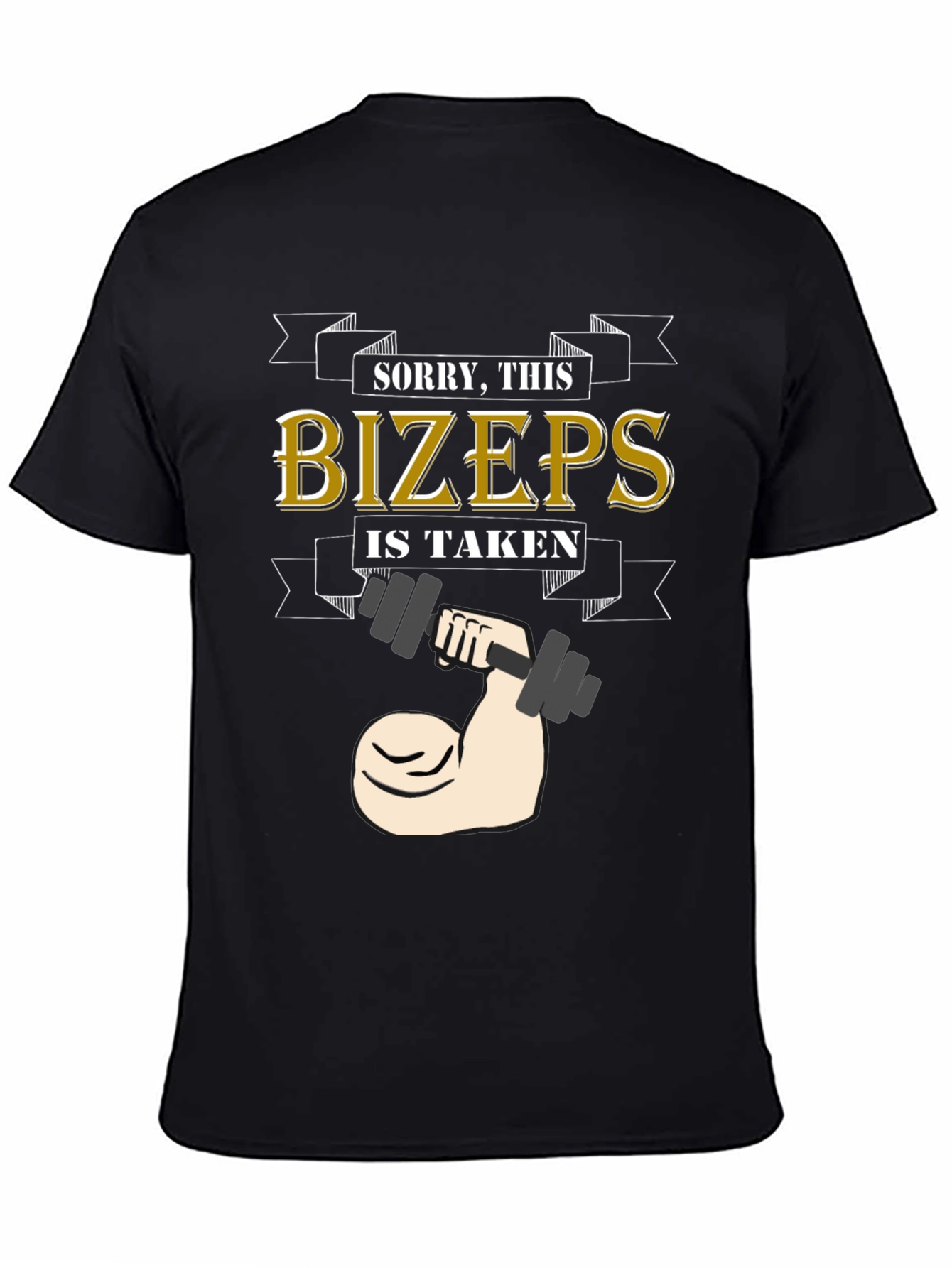 Camiseta Divertida: BÍZEPS - ¡Ya Estoy Ocupado!