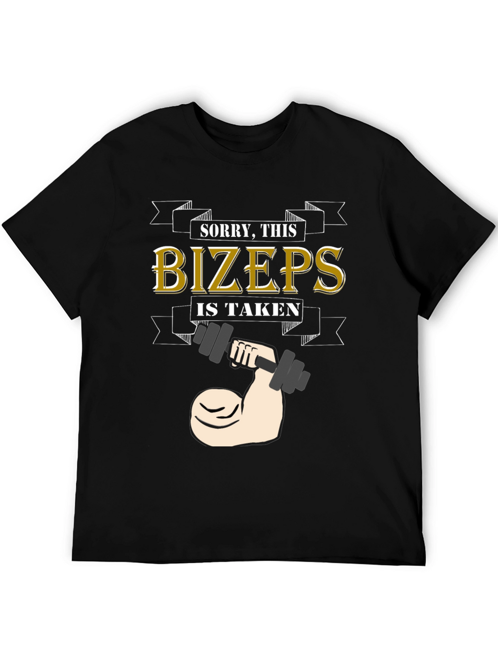 Camiseta Divertida: BÍZEPS - ¡Ya Estoy Ocupado!