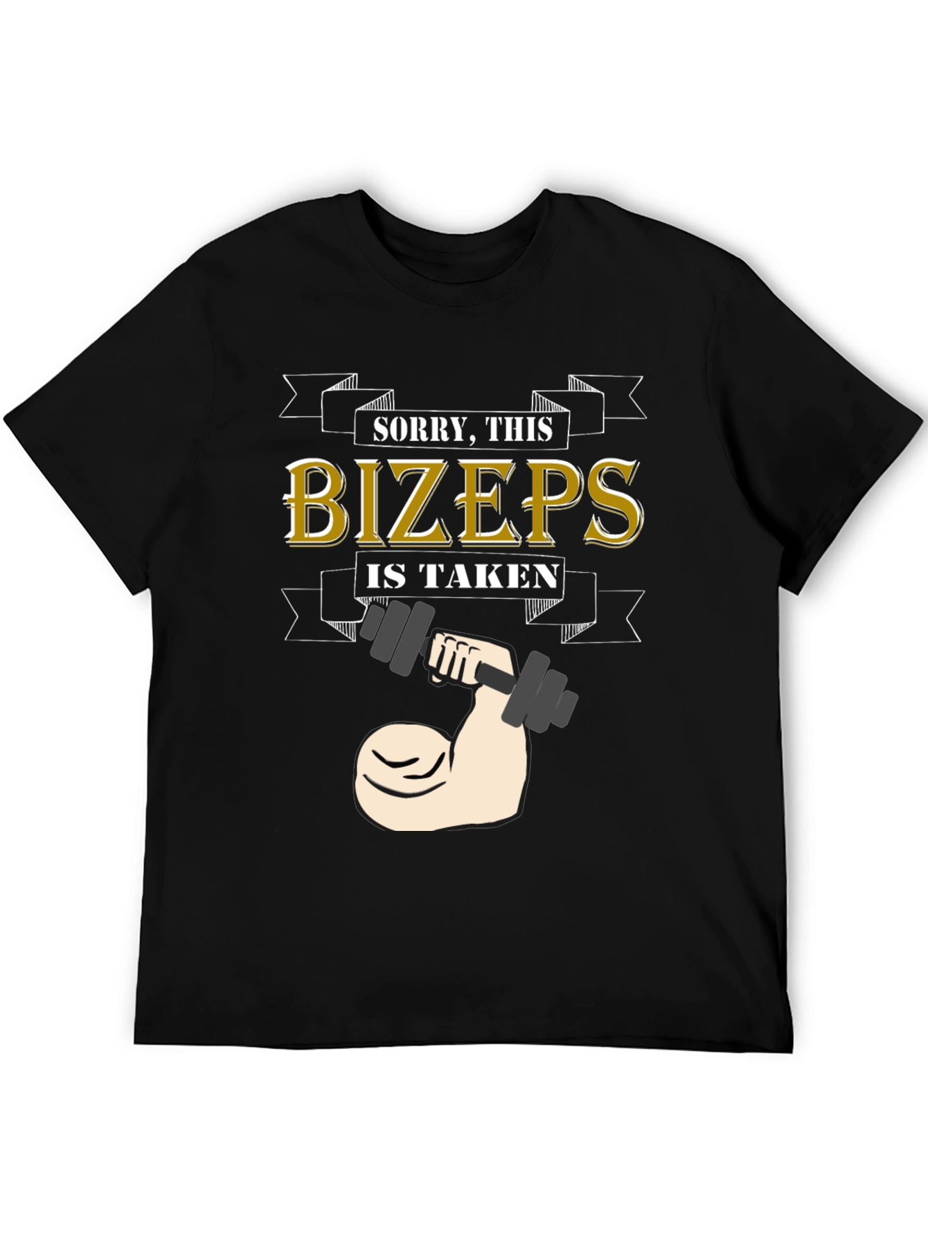 Camiseta Divertida: BÍZEPS - ¡Ya Estoy Ocupado!