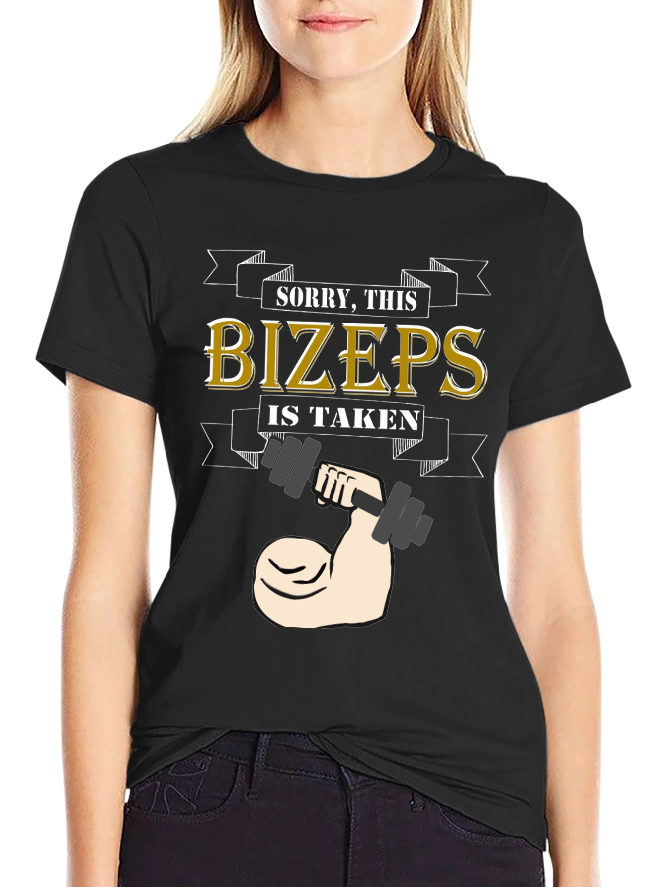 Camiseta Divertida: BÍZEPS - ¡Ya Estoy Ocupado!