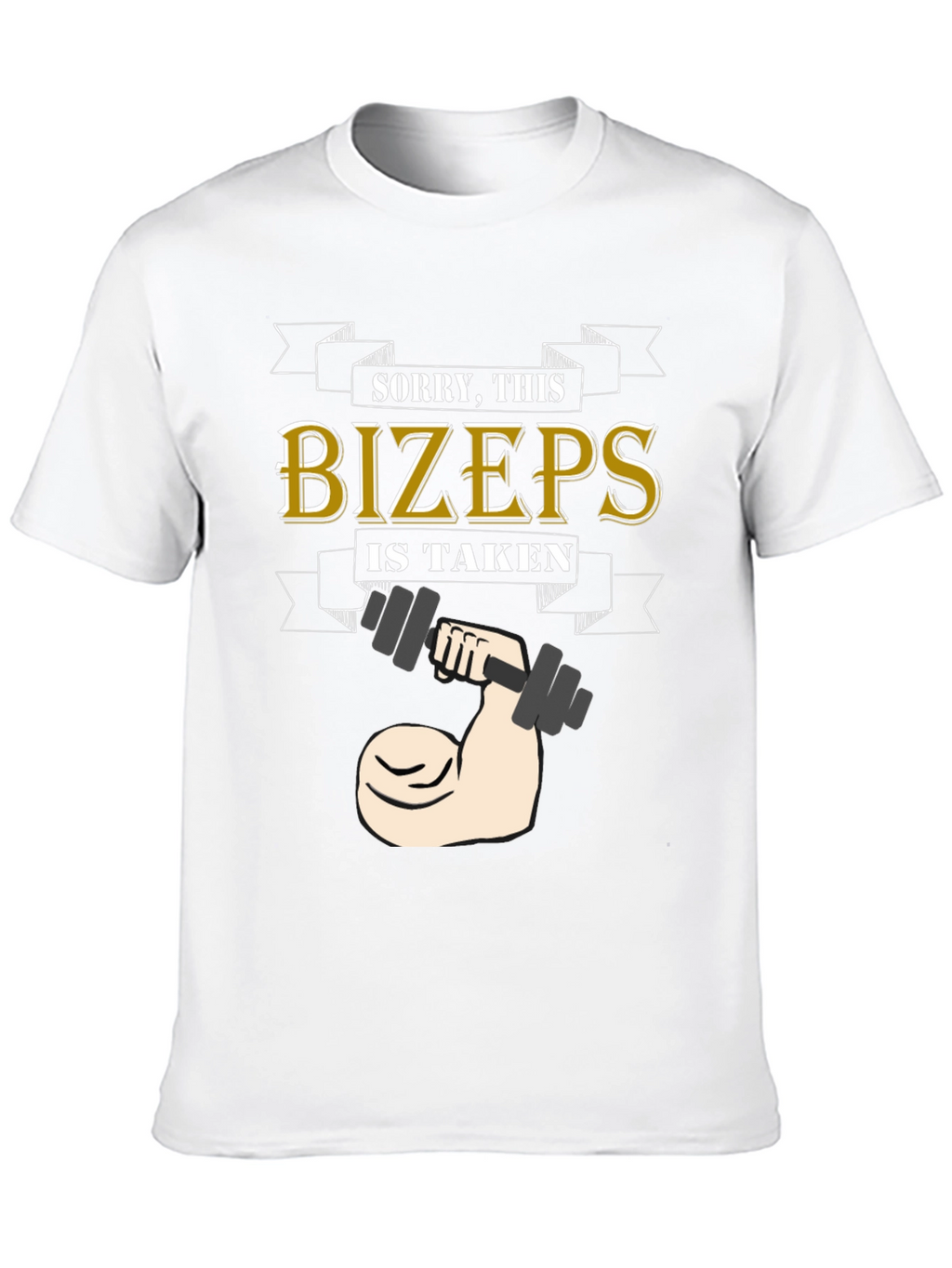 Camiseta Divertida: BÍZEPS - ¡Ya Estoy Ocupado!