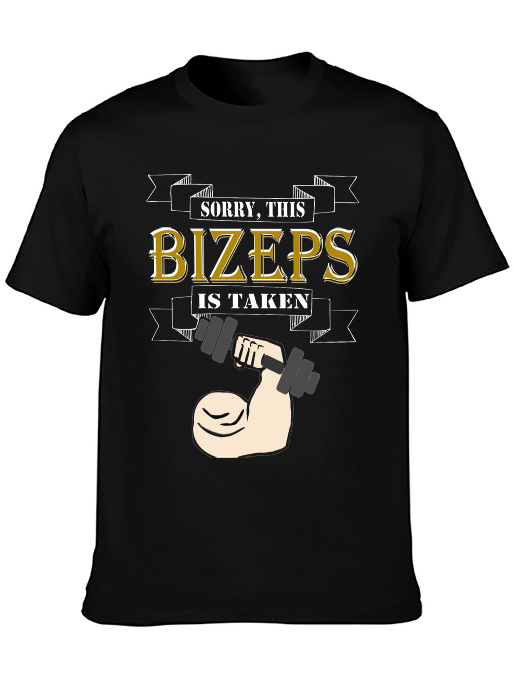 Camiseta Divertida: BÍZEPS - ¡Ya Estoy Ocupado!