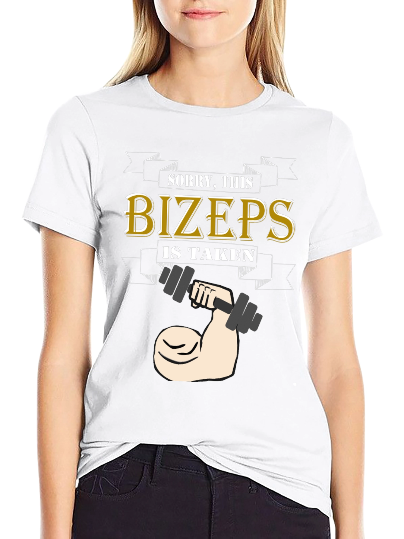 Camiseta Divertida: BÍZEPS - ¡Ya Estoy Ocupado!