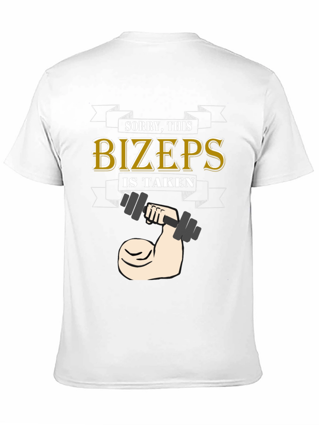 Camiseta Divertida: BÍZEPS - ¡Ya Estoy Ocupado!