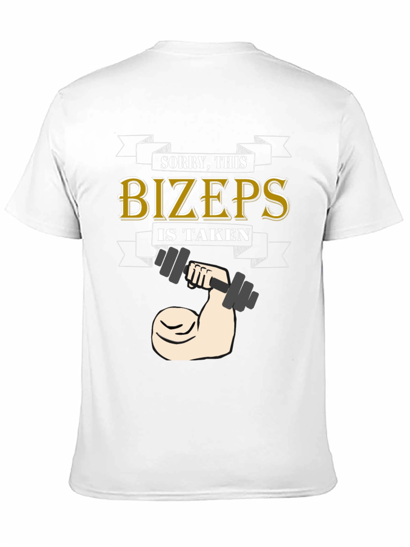 Camiseta Divertida: BÍZEPS - ¡Ya Estoy Ocupado!