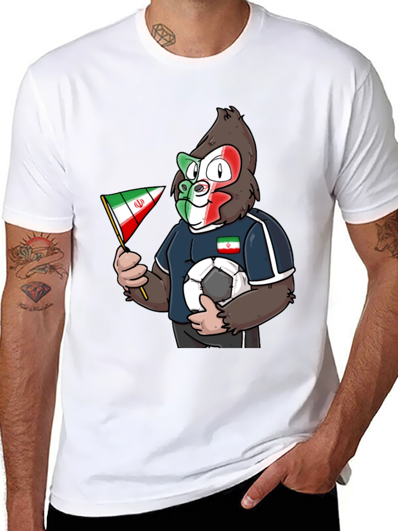 Camiseta Fútbol Irán - Diseño Original