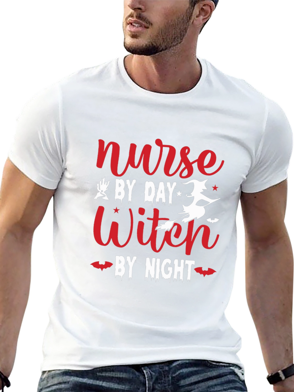 Camiseta Enfermera Bruja Halloween