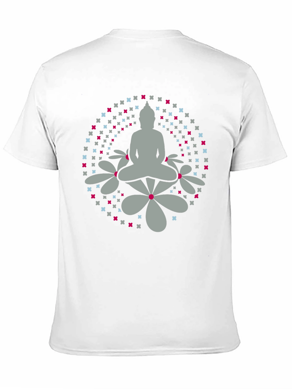 Camiseta Buda Floral Hombre