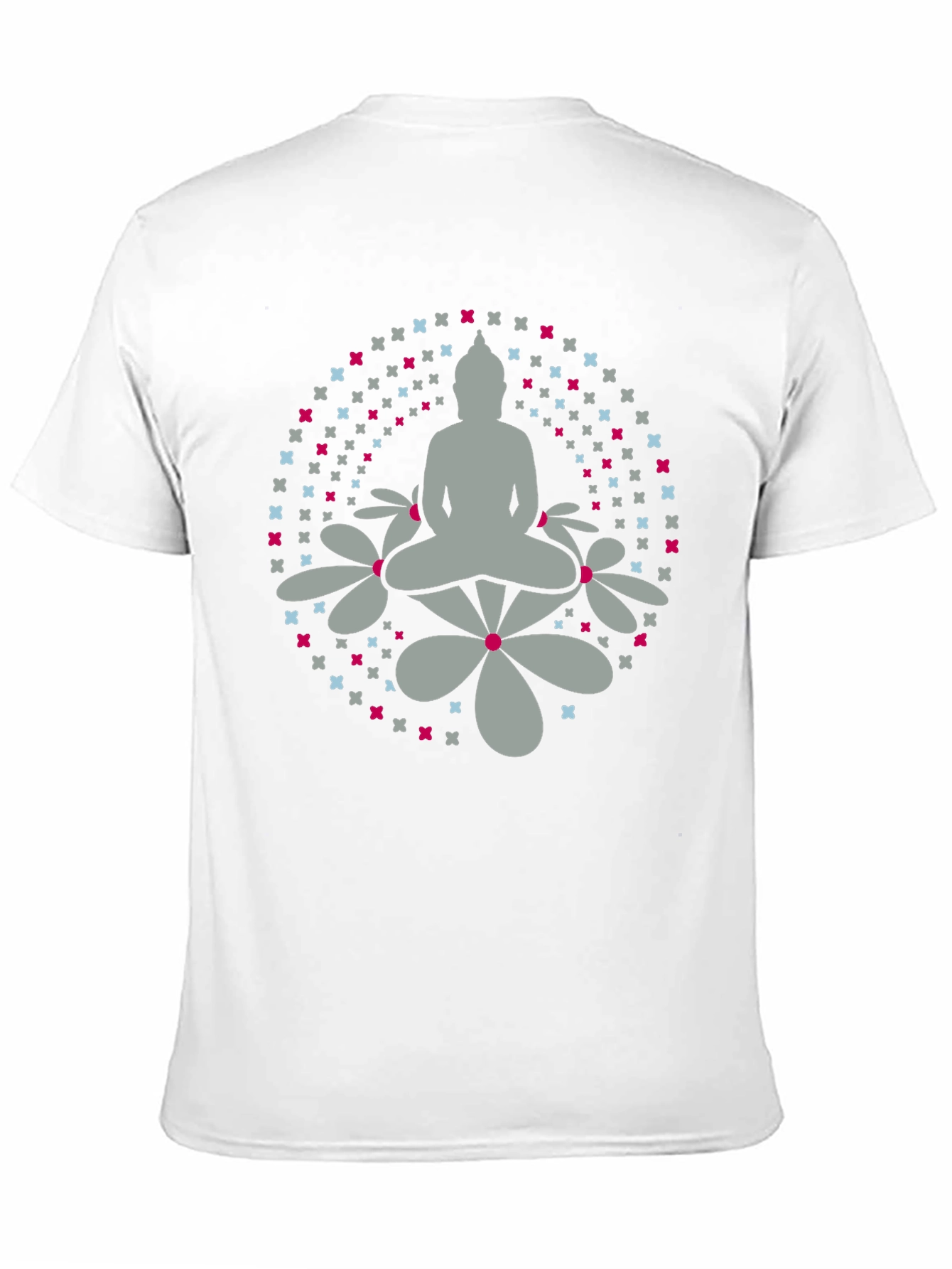 Camiseta Buda Floral Hombre