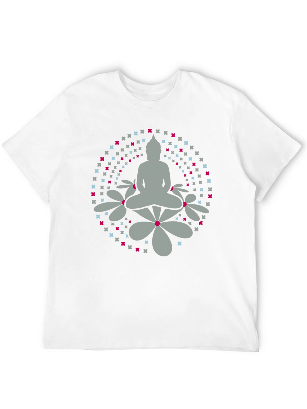 Camiseta Buda Floral Hombre