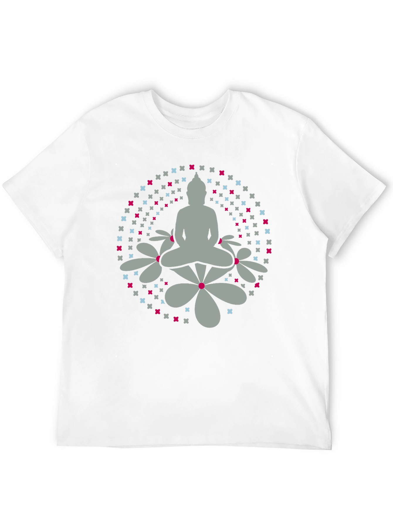 Camiseta Buda Floral Hombre