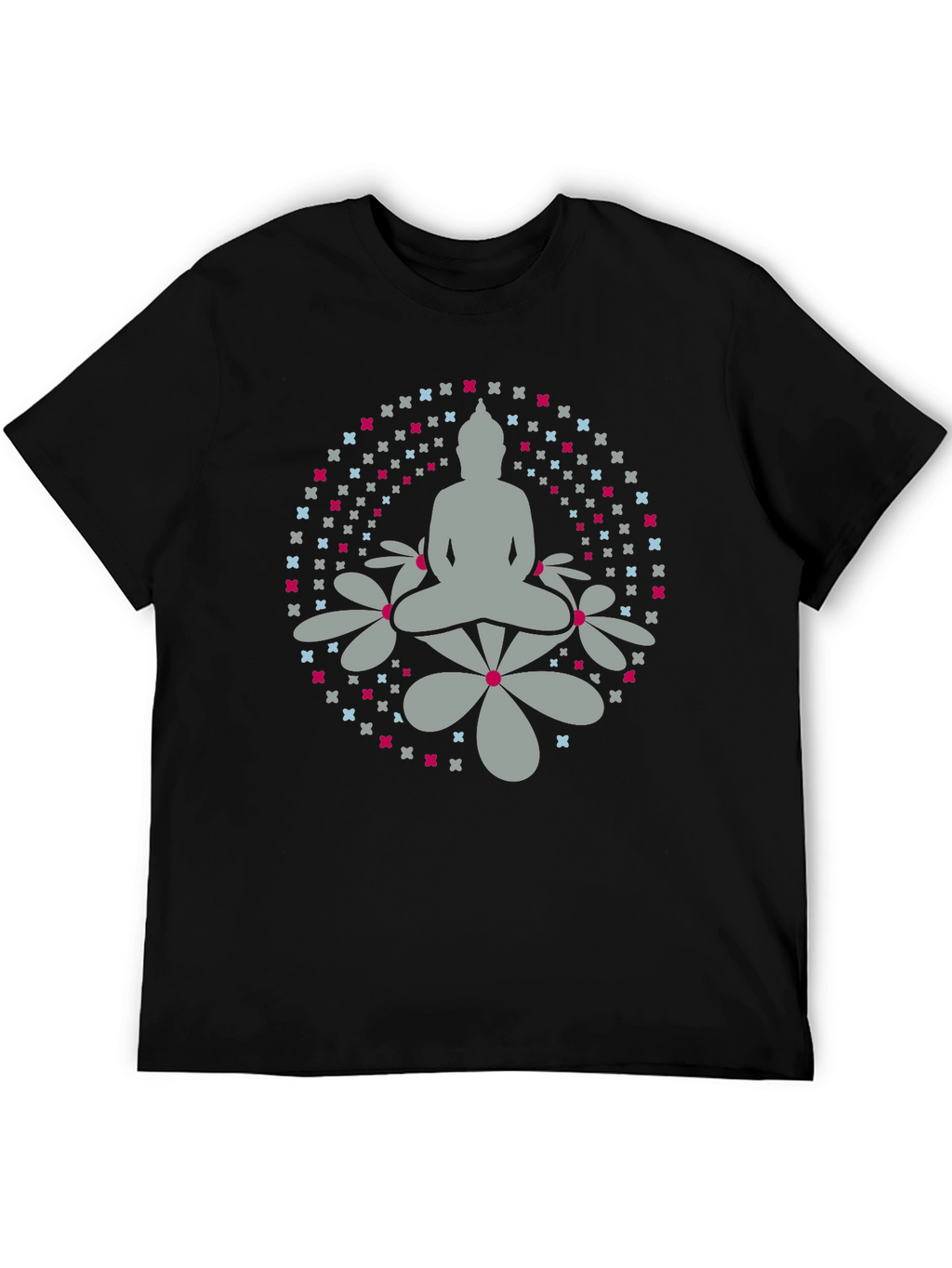 Camiseta Buda Floral Hombre