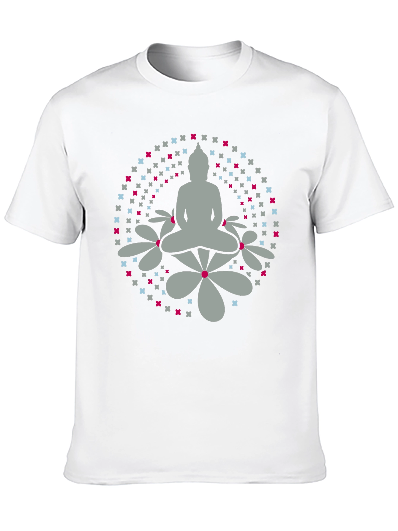 Camiseta Buda Floral Hombre