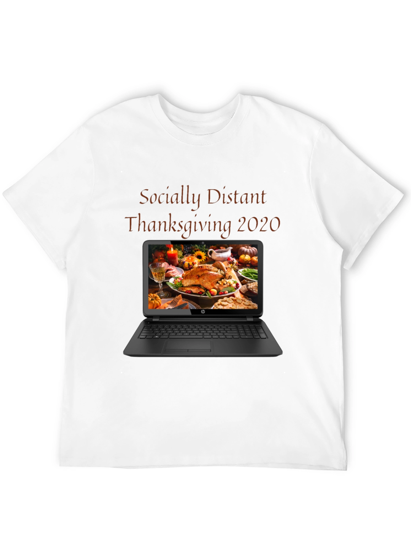 Camiseta Distancia Social Día de Acción de Gracias 2020