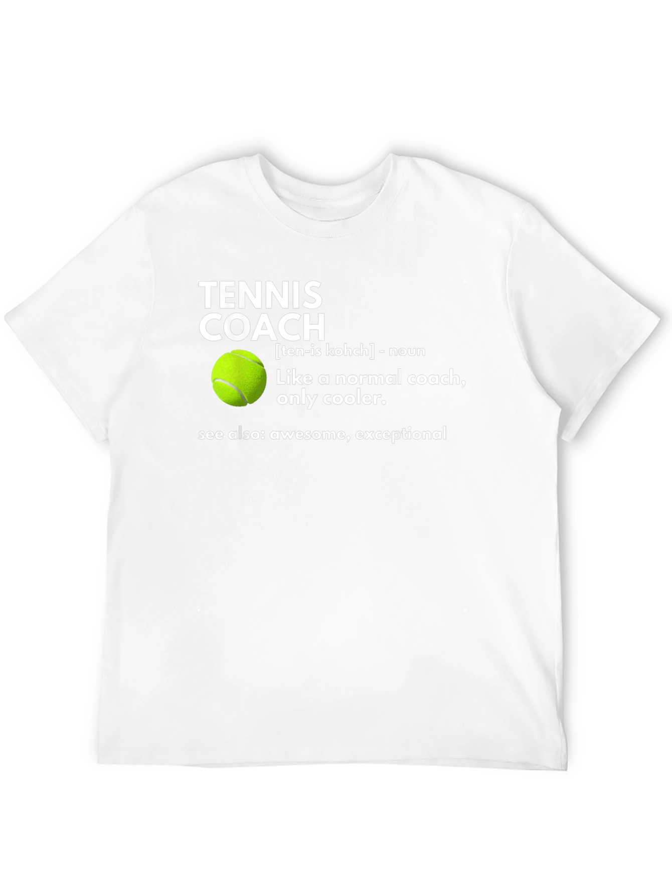 Camiseta Entrenador de Tenis - Normal ¡pero más cool!