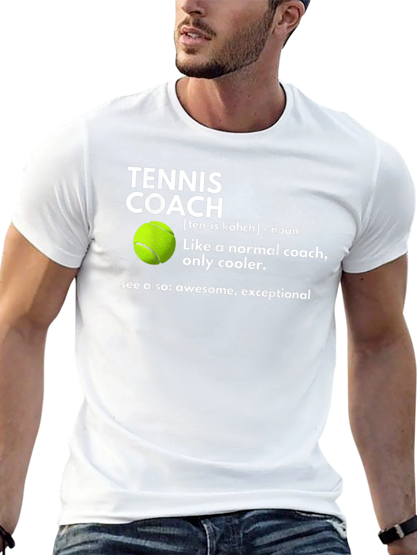 Camiseta Entrenador de Tenis - Normal ¡pero más cool!