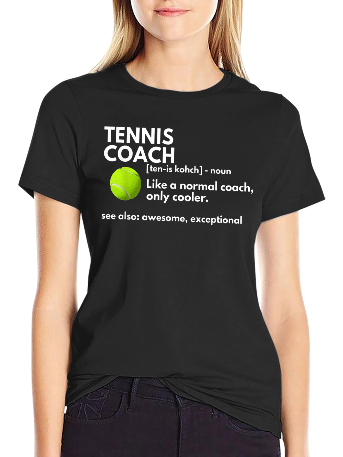 Camiseta Entrenador de Tenis - Normal ¡pero más cool!