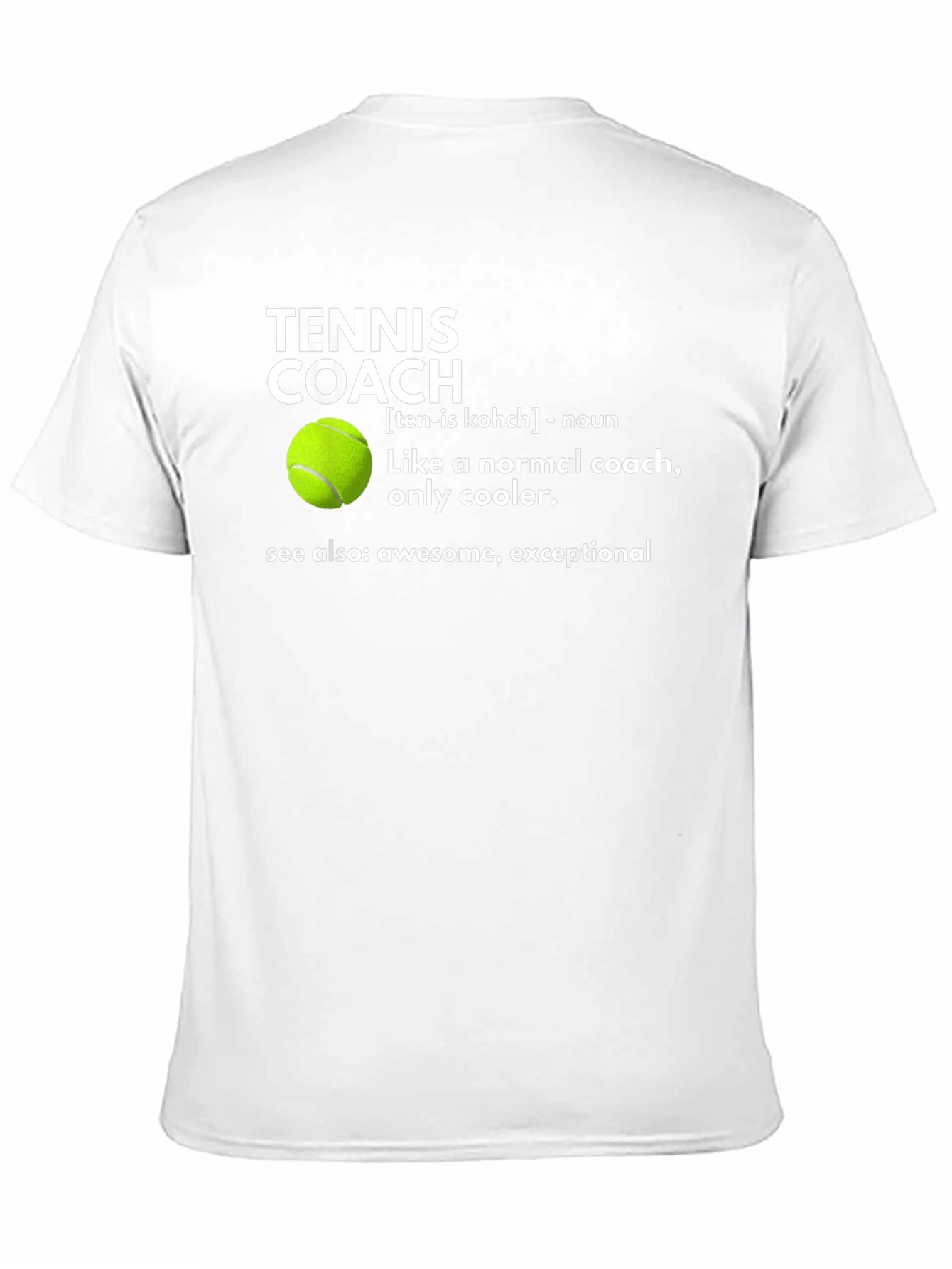 Camiseta Entrenador de Tenis - Normal ¡pero más cool!