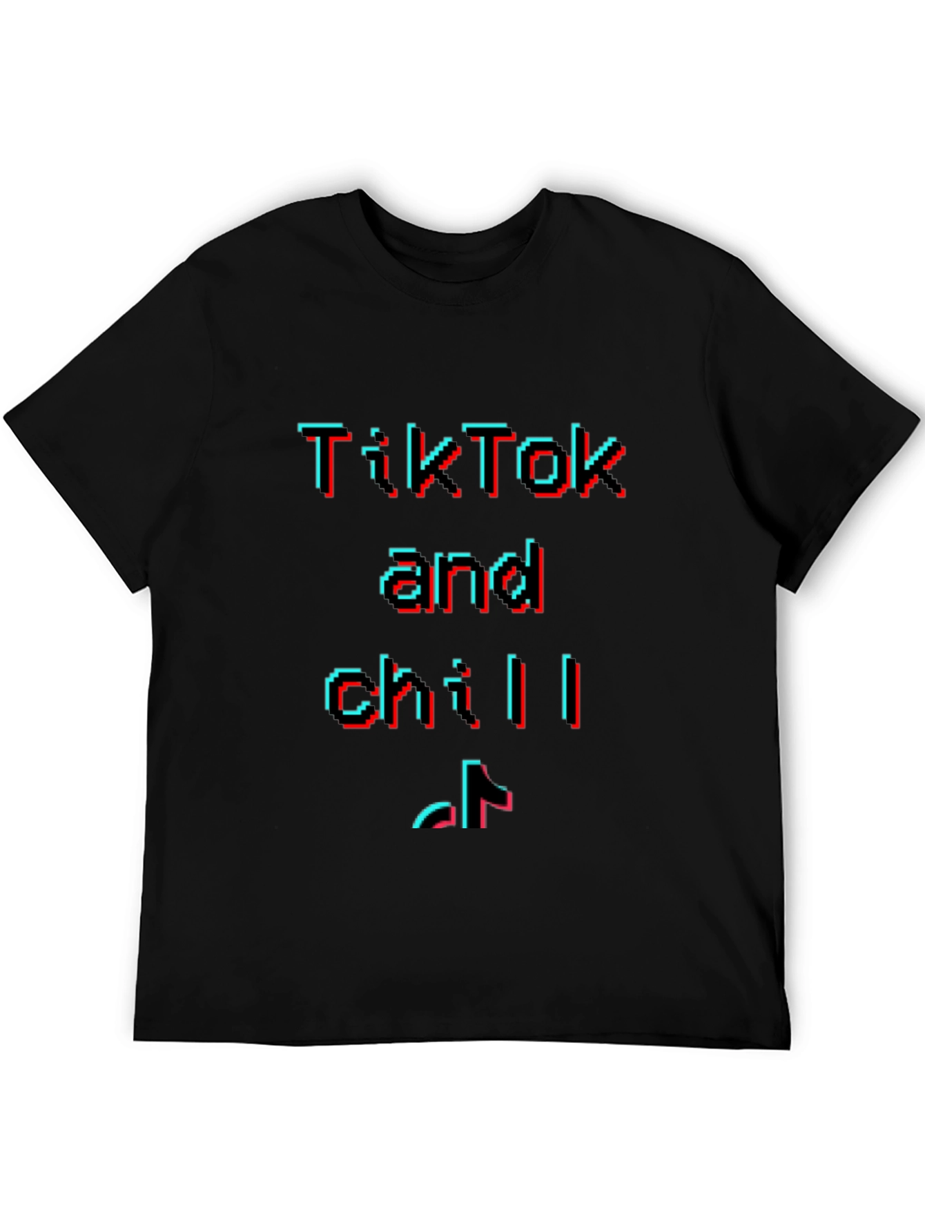 Camiseta Hombre TikTok and Chill - Diseño Retro