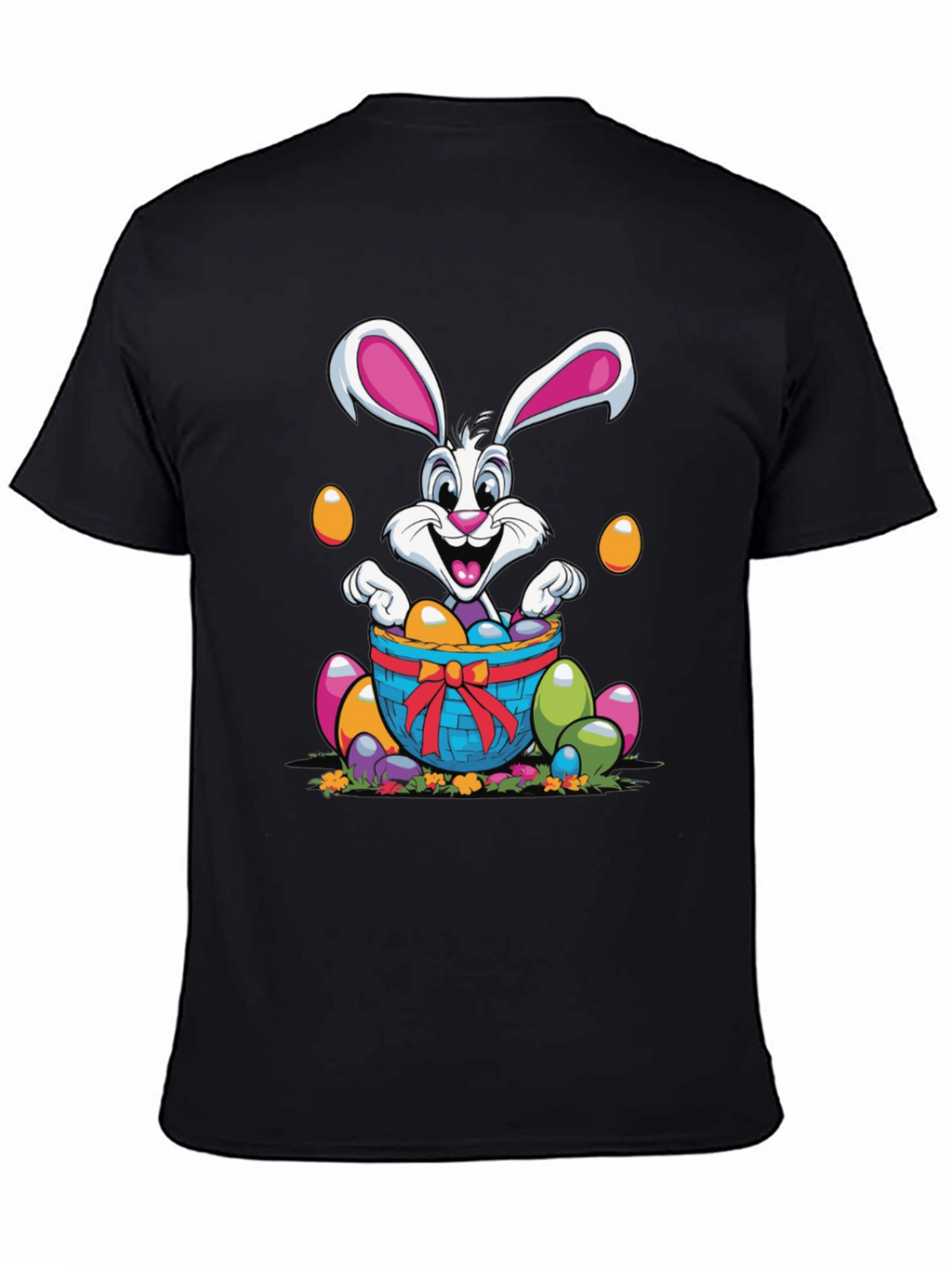 Camiseta Conejo de Pascua con Huevos