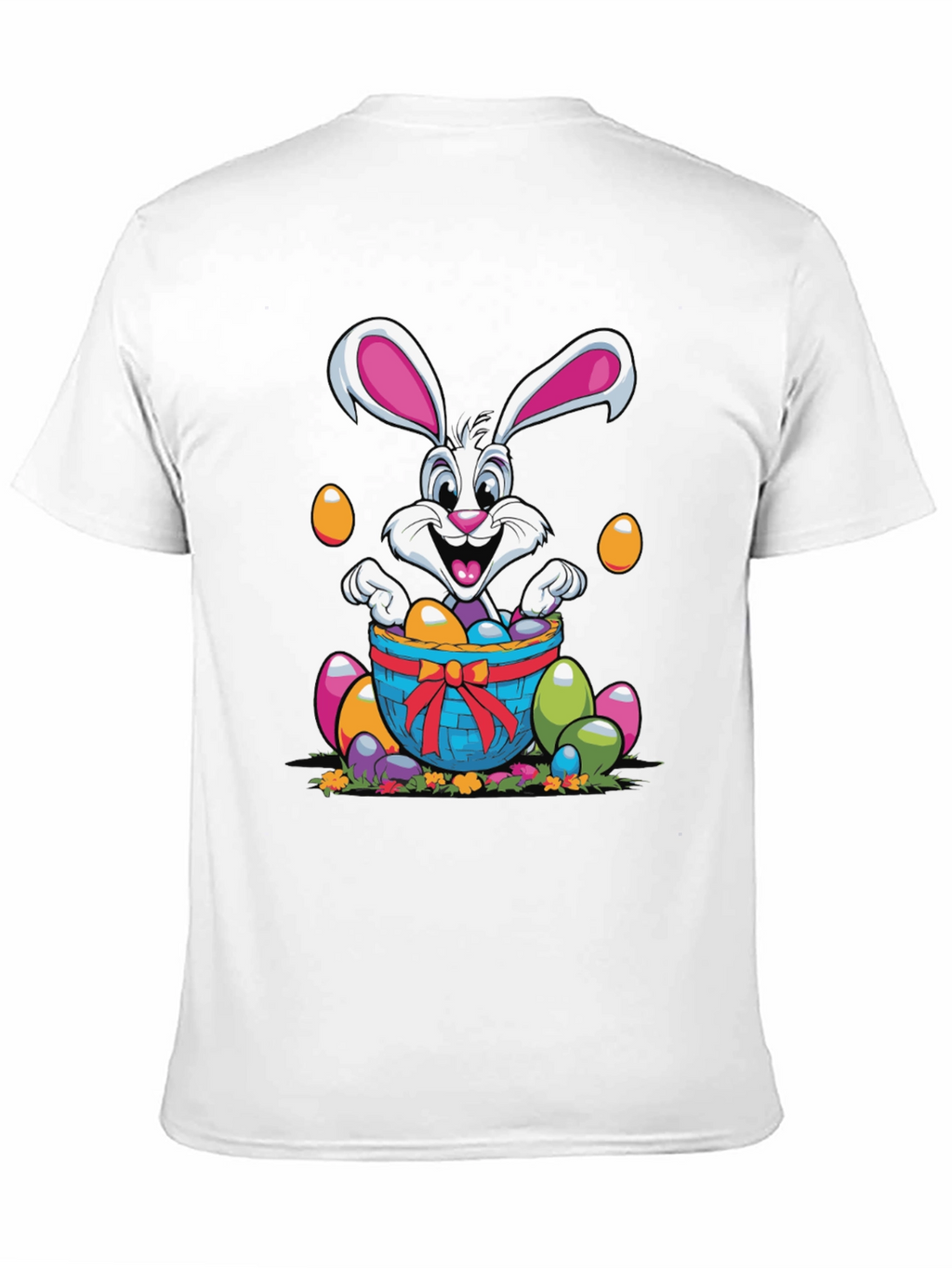 Camiseta Conejo de Pascua con Huevos